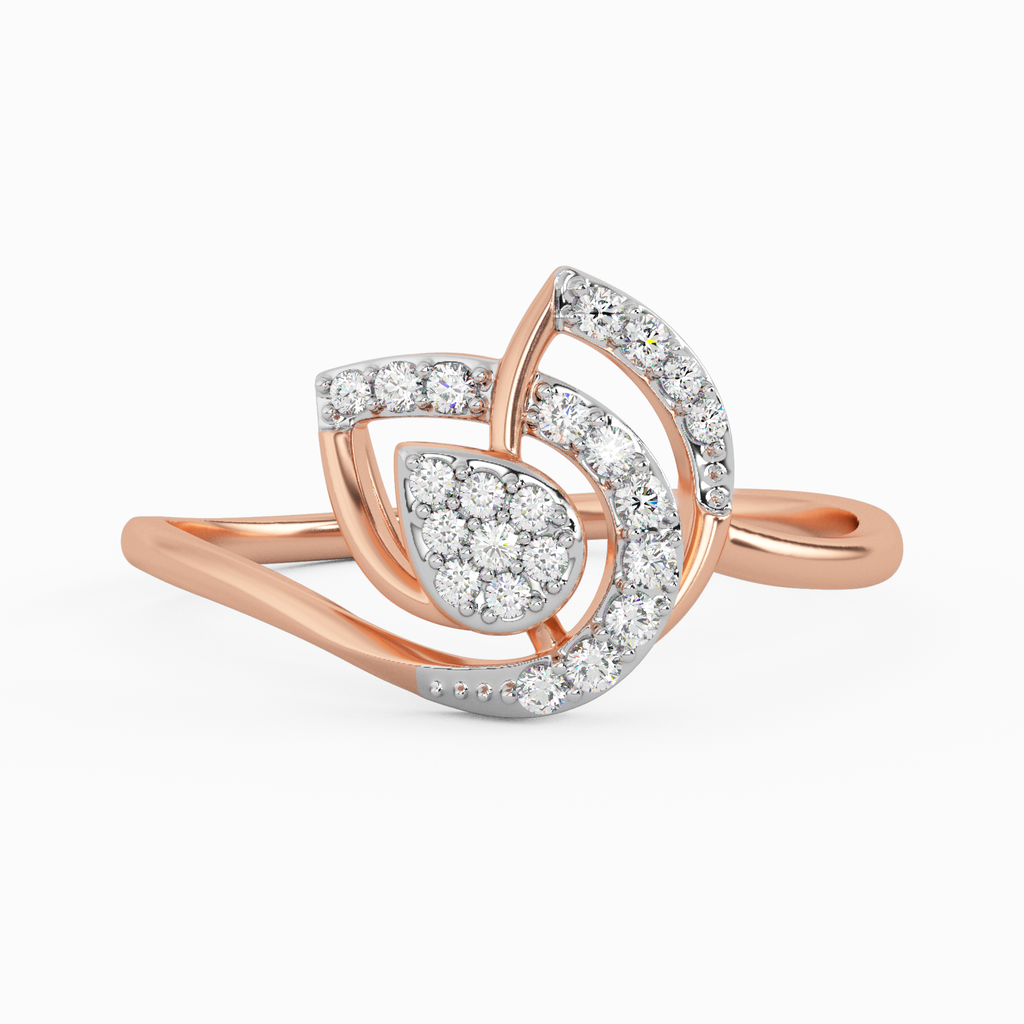 Sunflower Daydreams Gold and Diamond Ring