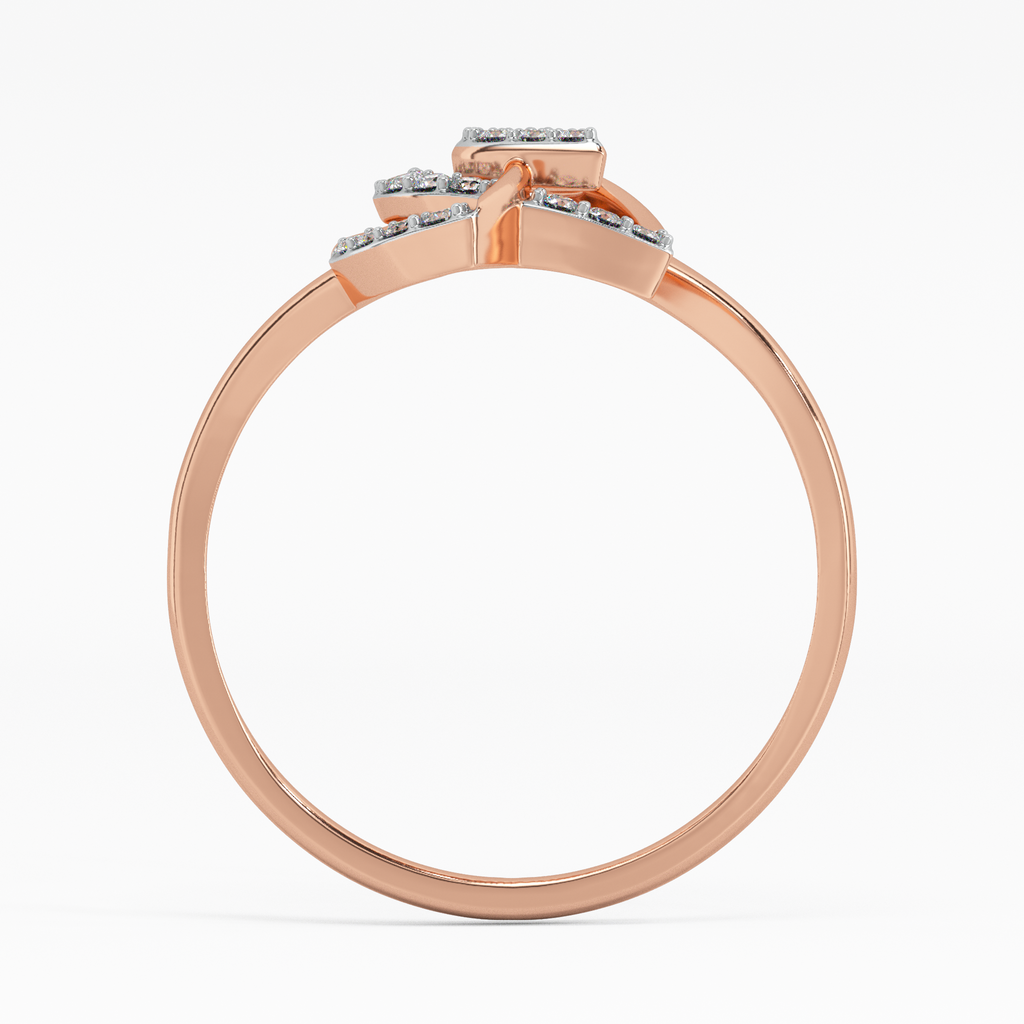 Sunflower Daydreams Gold and Diamond Ring