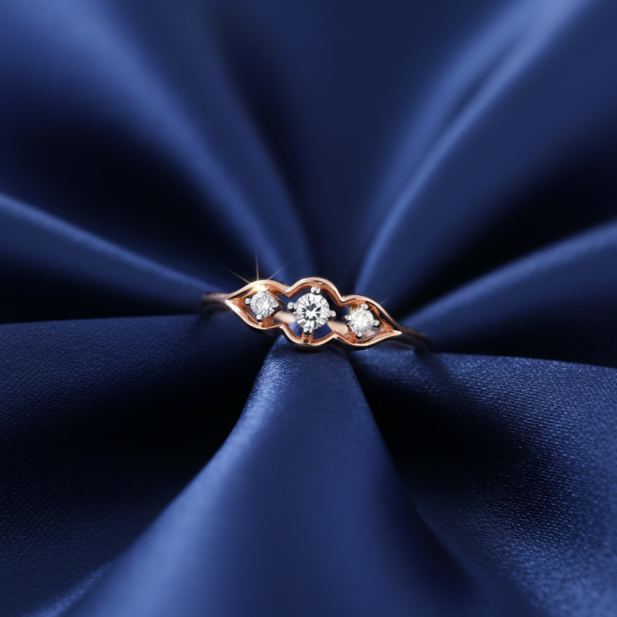 Alluring Azalea Gold and Diamond Ring