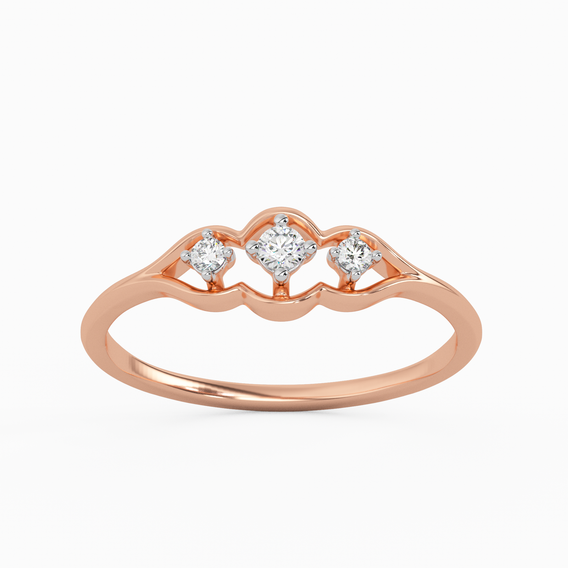 Alluring Azalea Gold and Diamond Ring