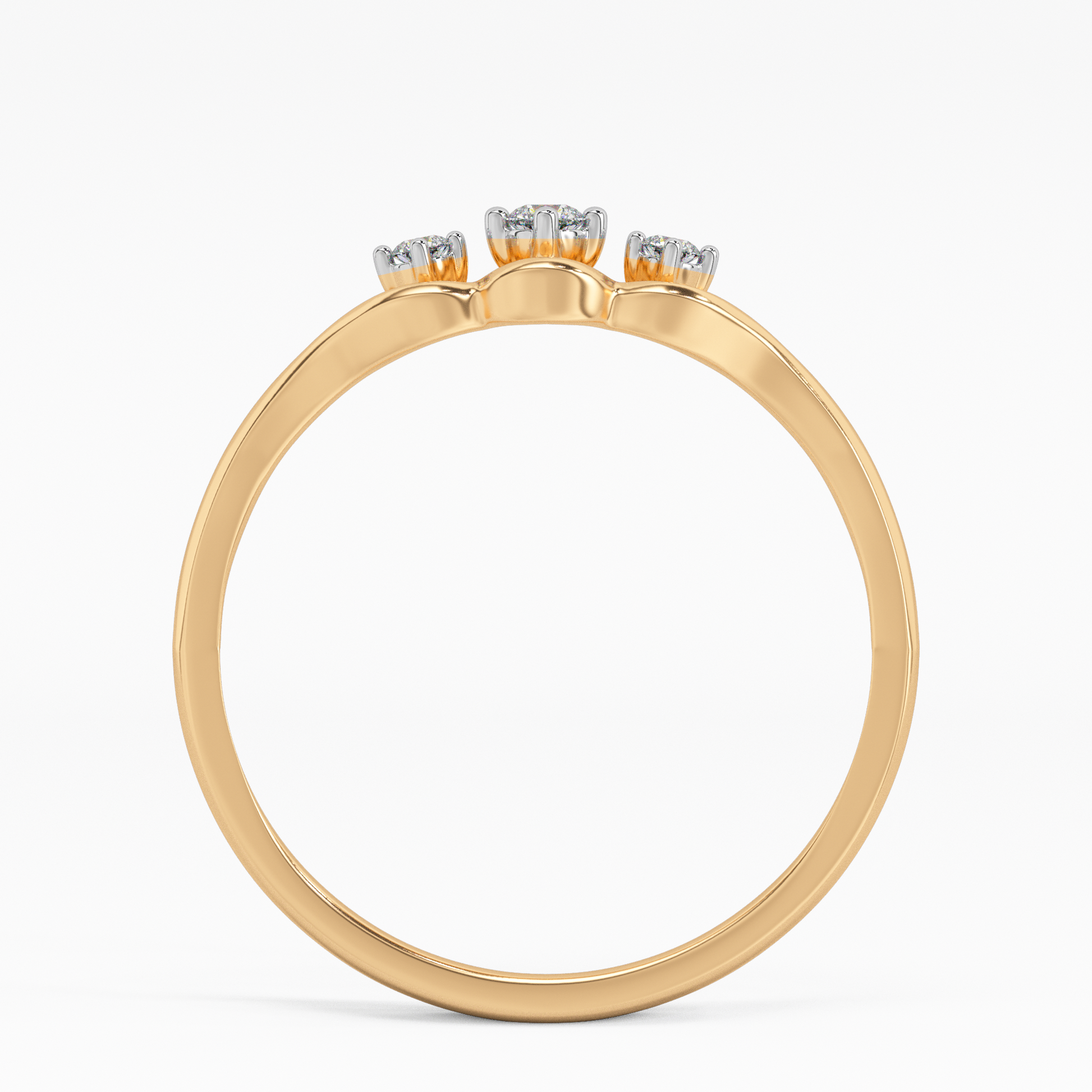 Alluring Azalea Gold and Diamond Ring