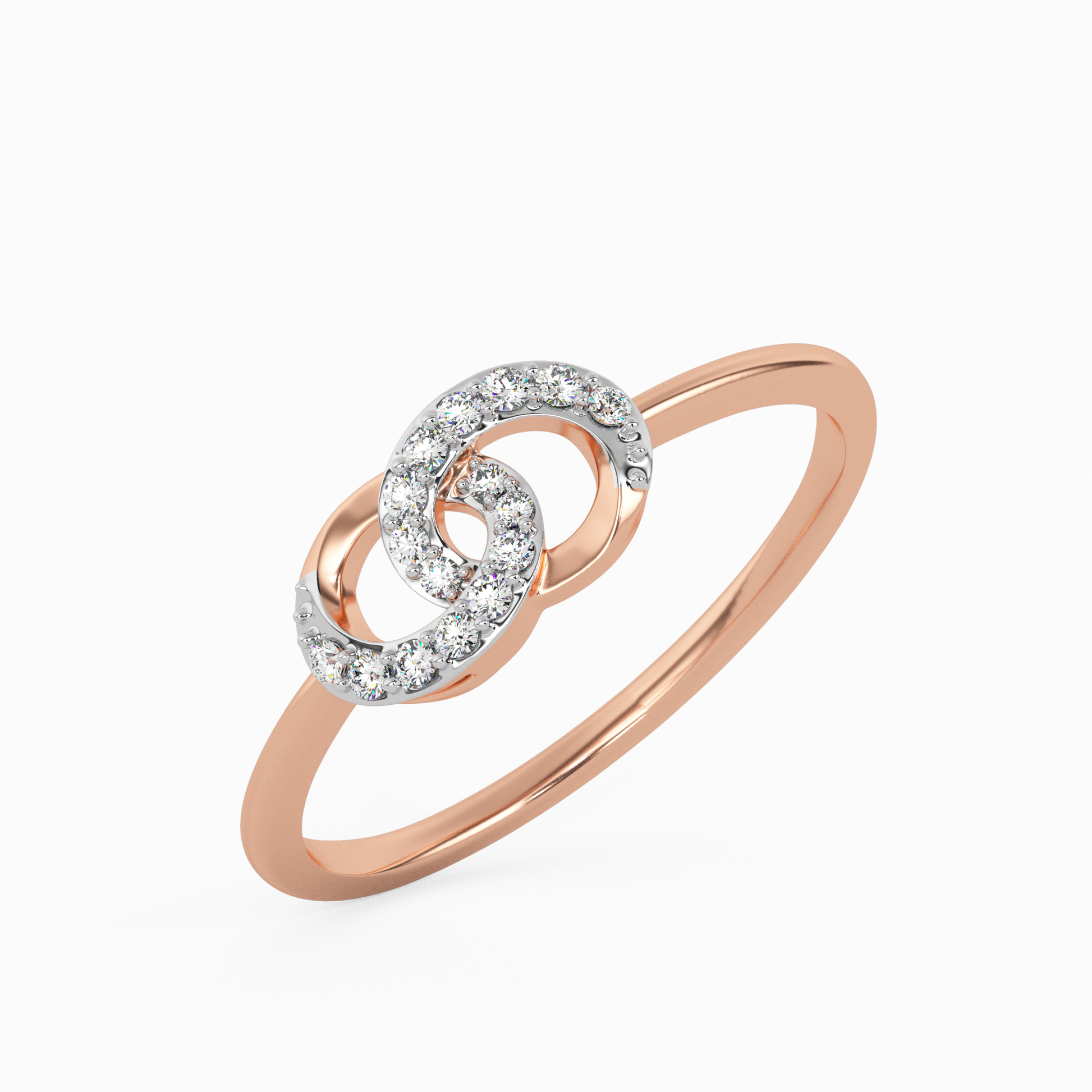 Delicate Tuberose Gold and Diamond Ring
