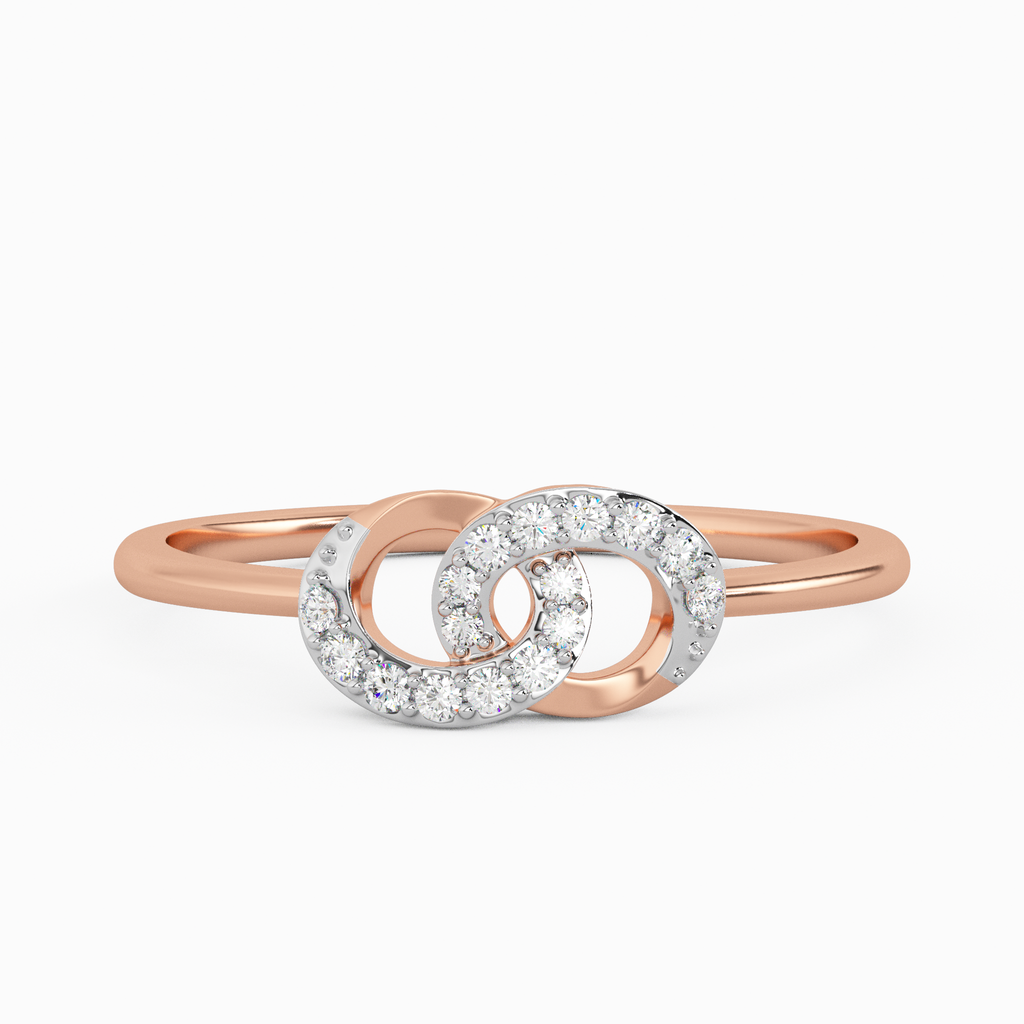 Delicate Tuberose Gold and Diamond Ring