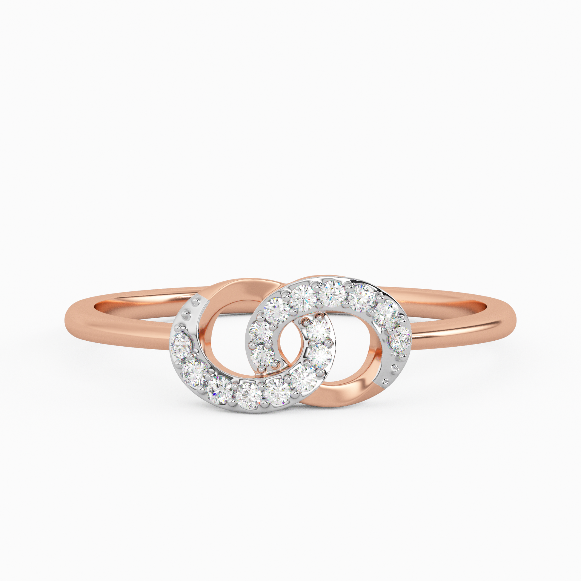 Delicate Tuberose Gold and Diamond Ring