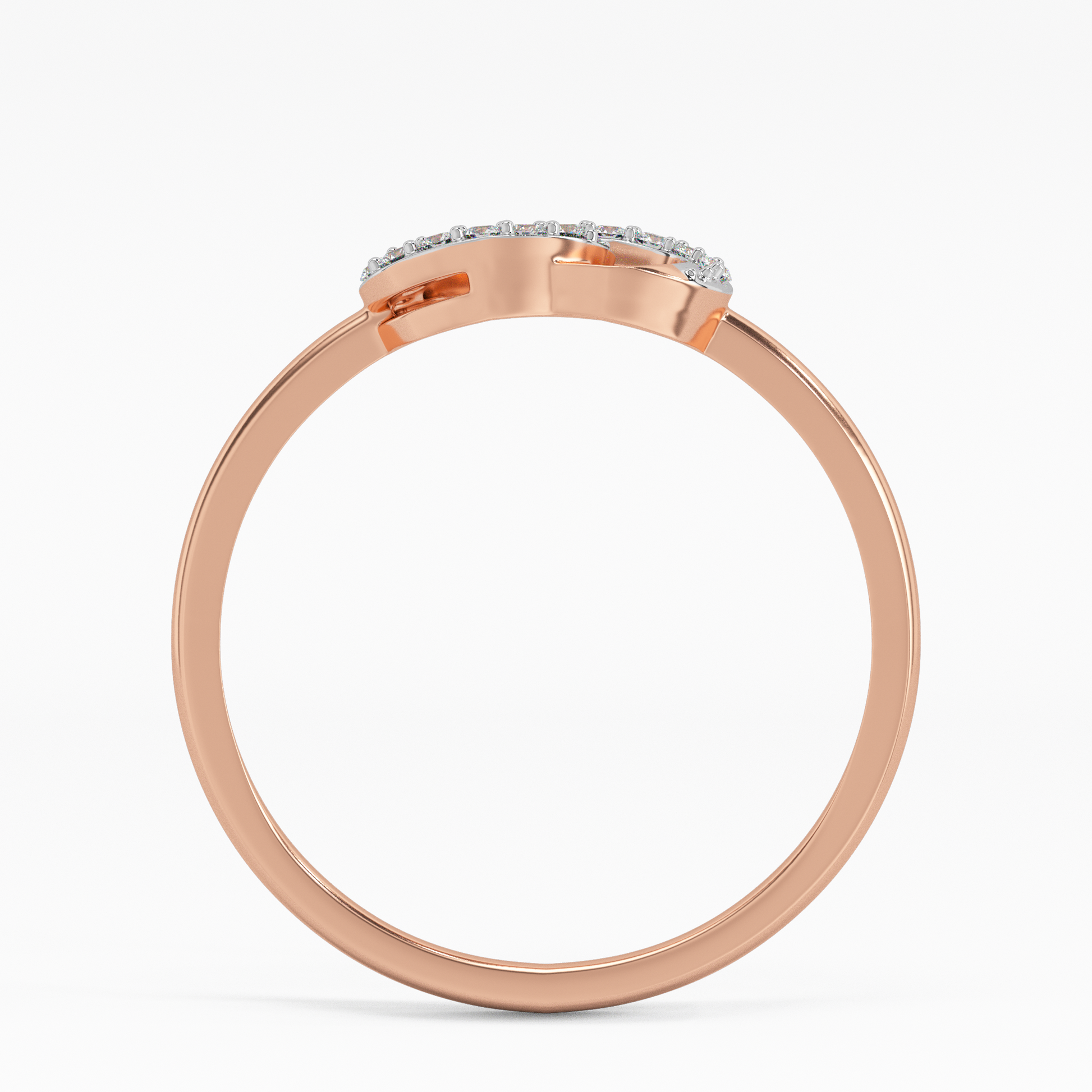 Delicate Tuberose Gold and Diamond Ring