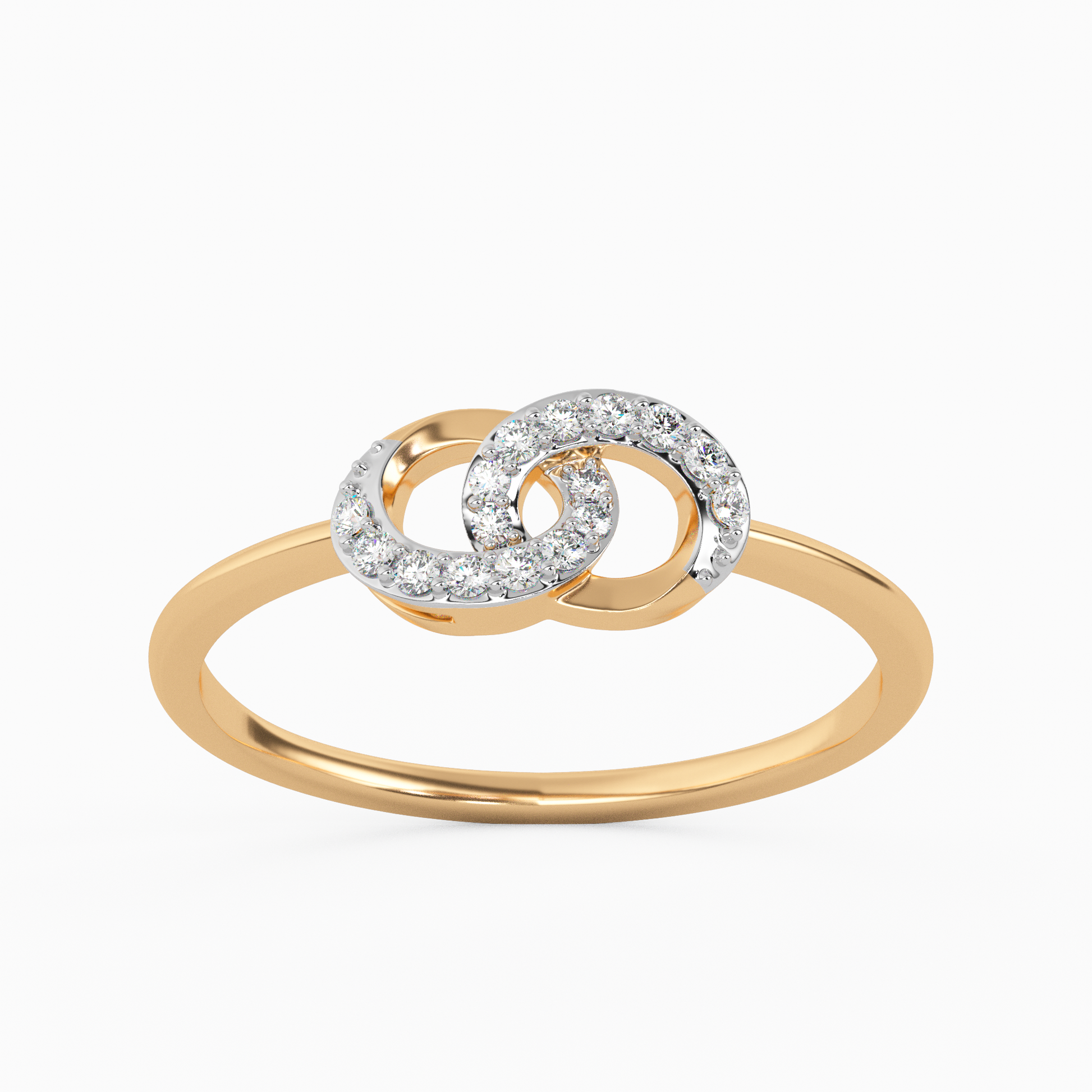 Delicate Tuberose Gold and Diamond Ring