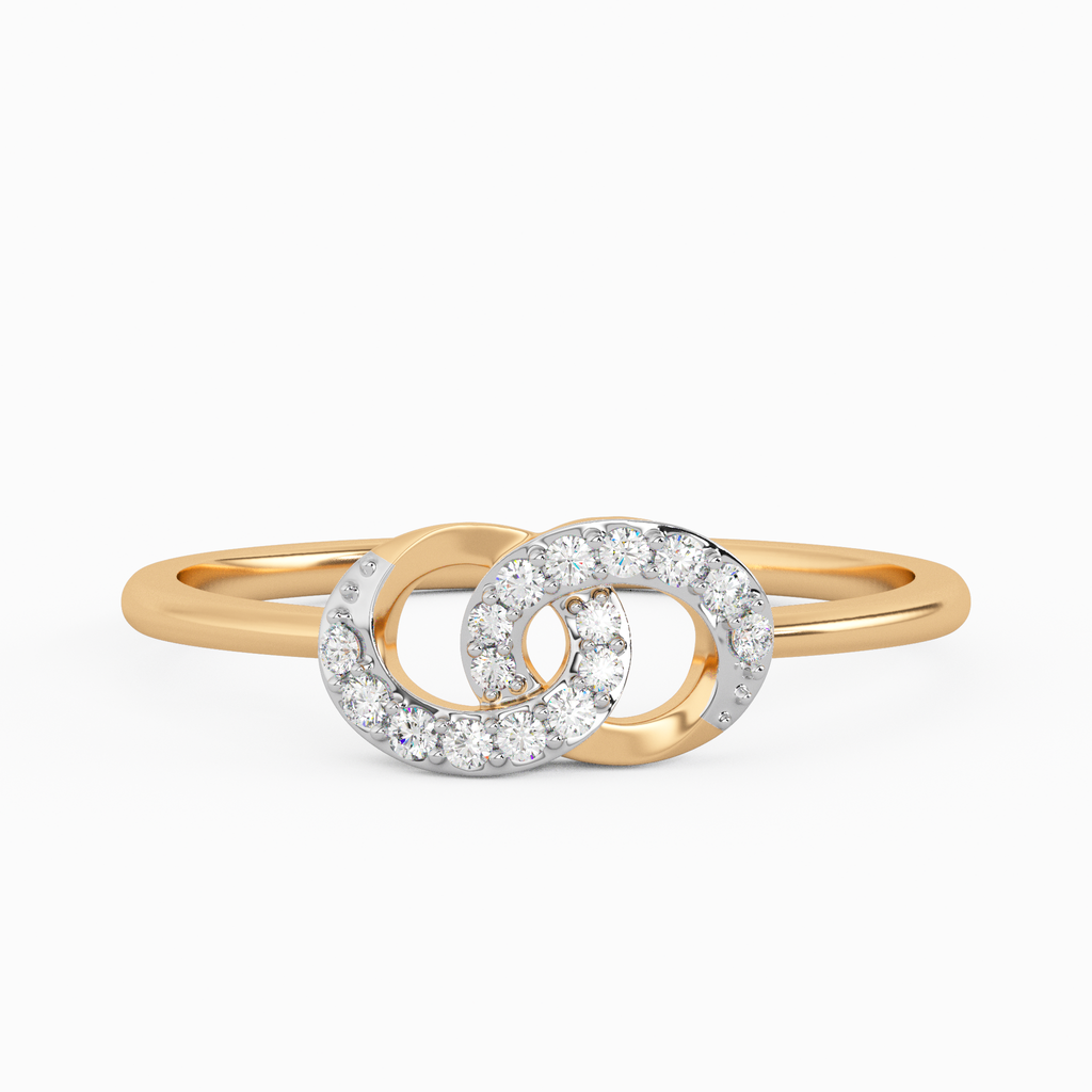 Delicate Tuberose Gold and Diamond Ring