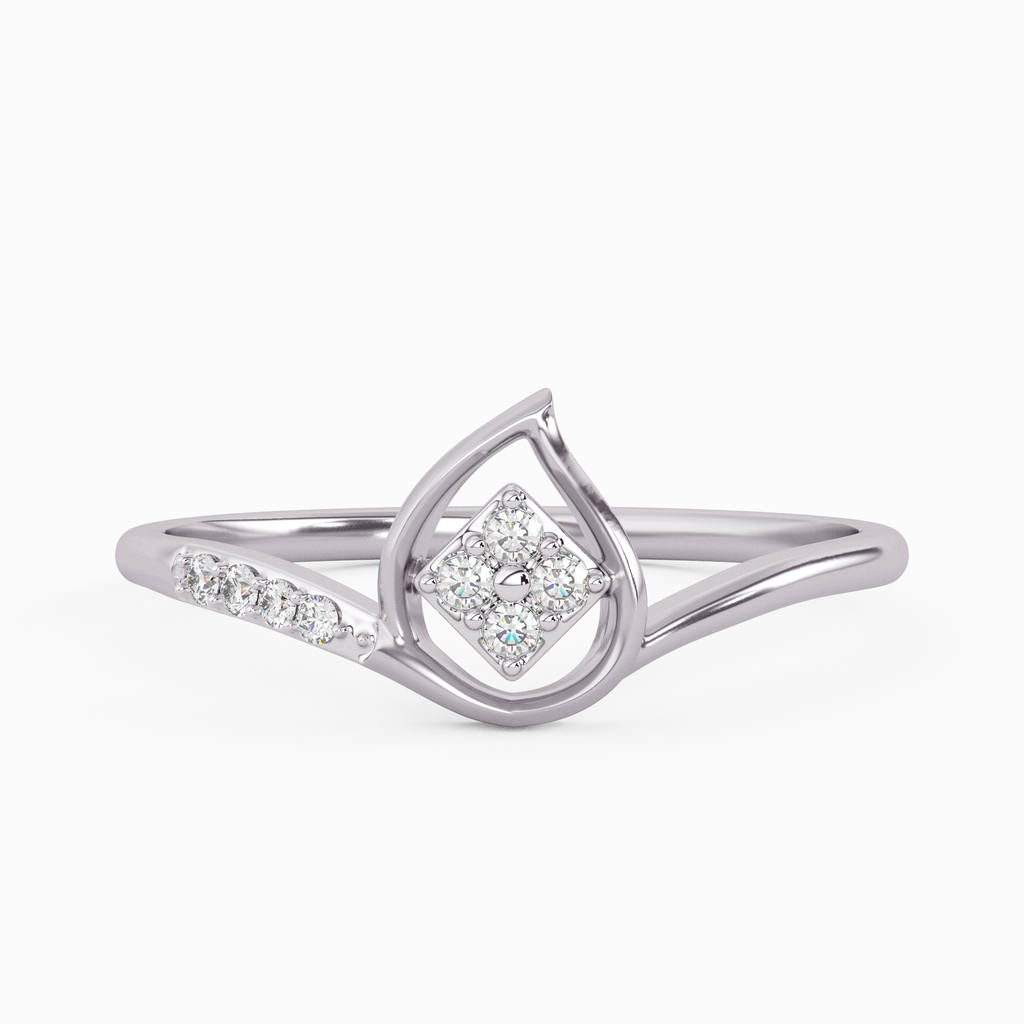 Ethereal Bluebell Gold and Diamond Ring