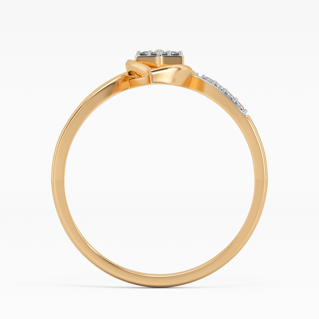 Ethereal Bluebell Gold and Diamond Ring