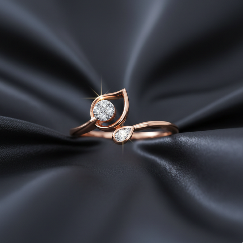Impeccable Imperfection Gold and Diamond Ring