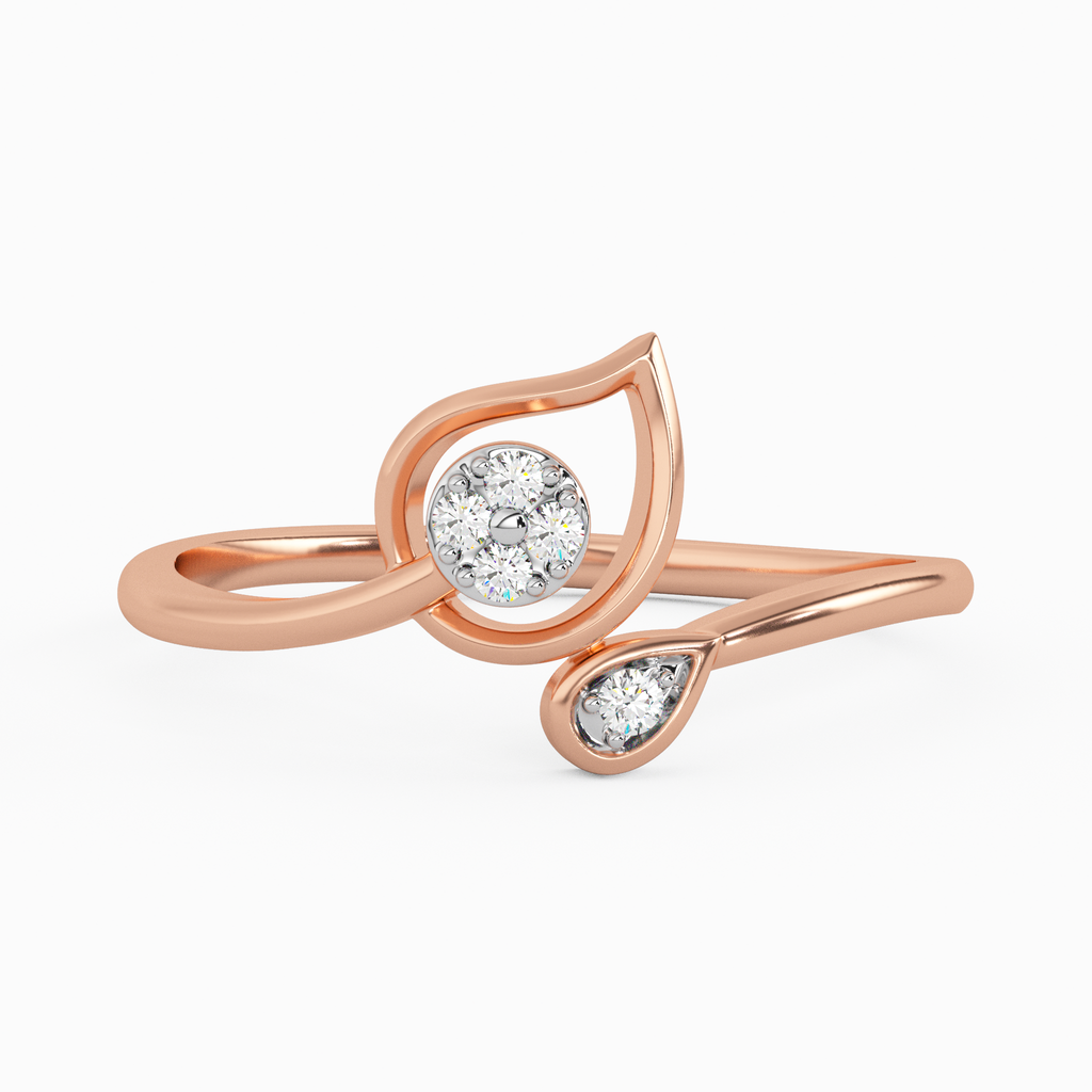 Impeccable Imperfection Gold and Diamond Ring