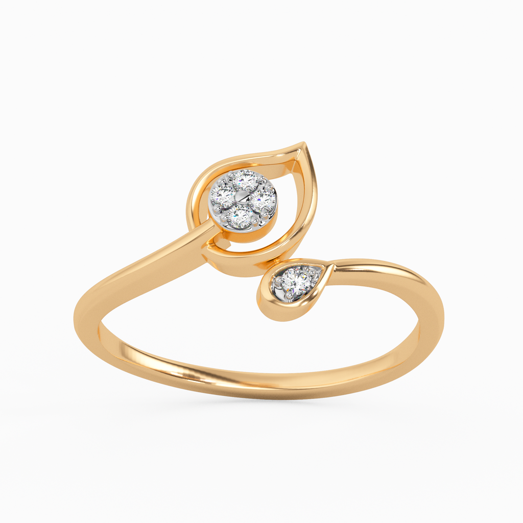 Impeccable Imperfection Gold and Diamond Ring