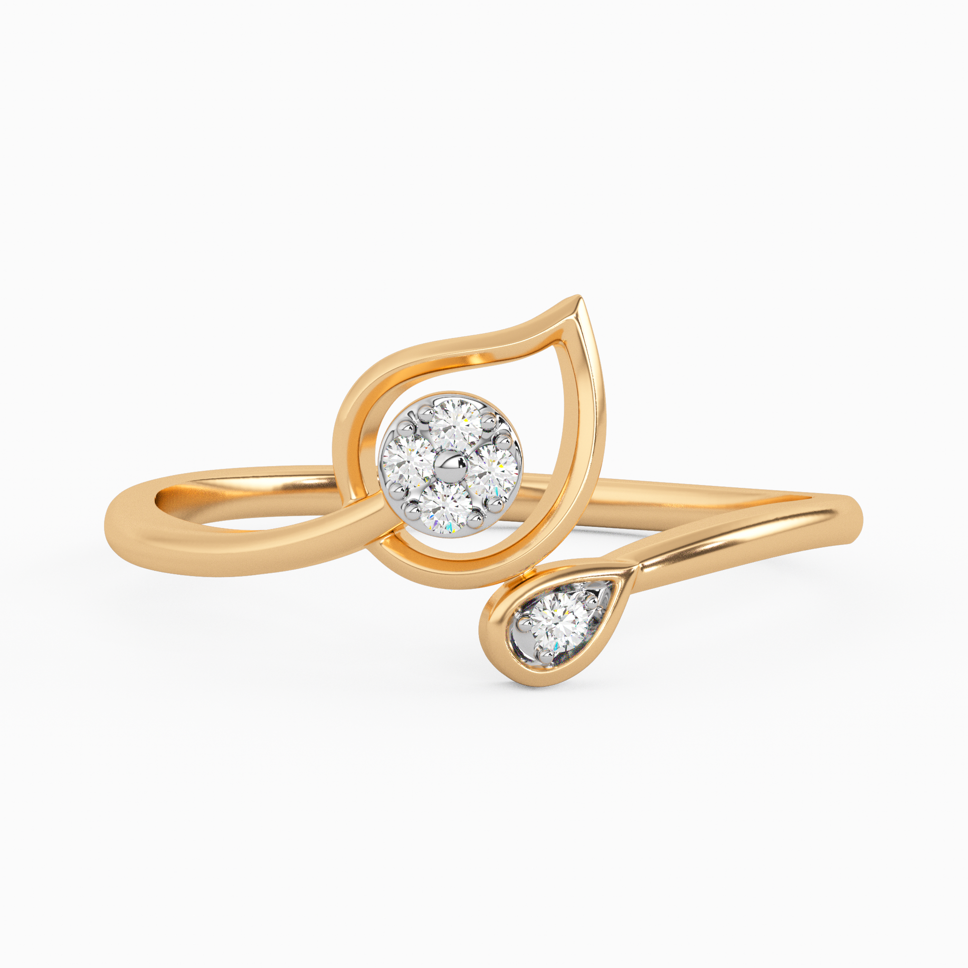 Impeccable Imperfection Gold and Diamond Ring