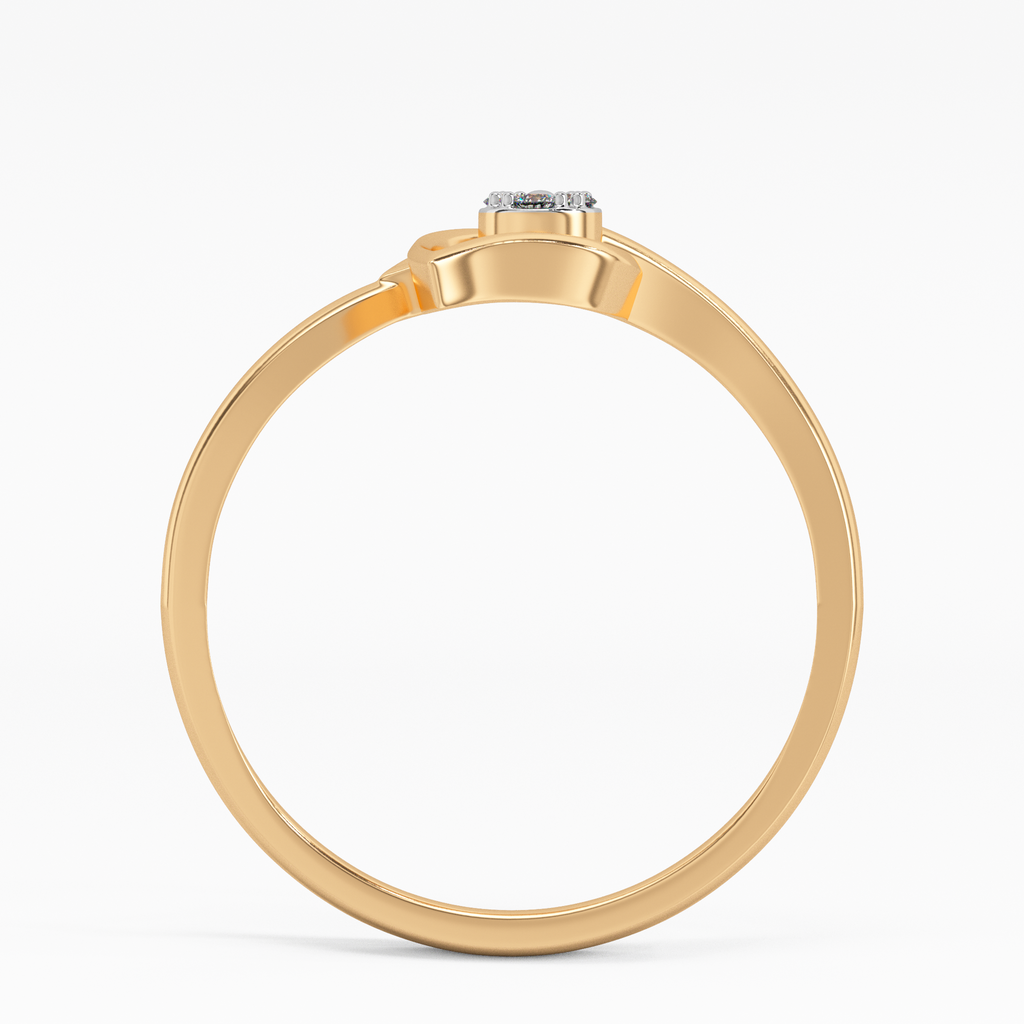 Impeccable Imperfection Gold and Diamond Ring