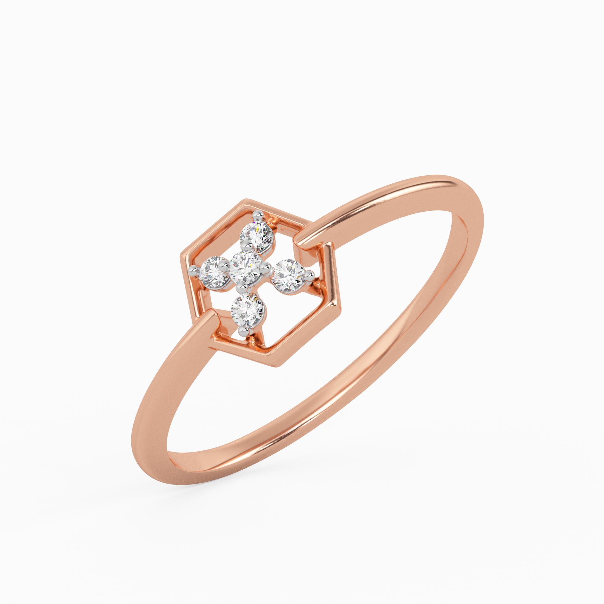 Lavish Lavender Gold and Diamond Ring