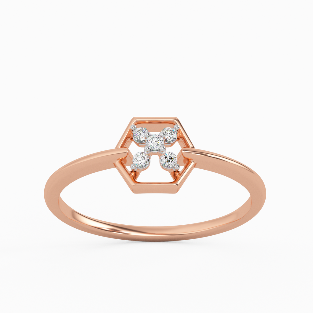 Lavish Lavender Gold and Diamond Ring