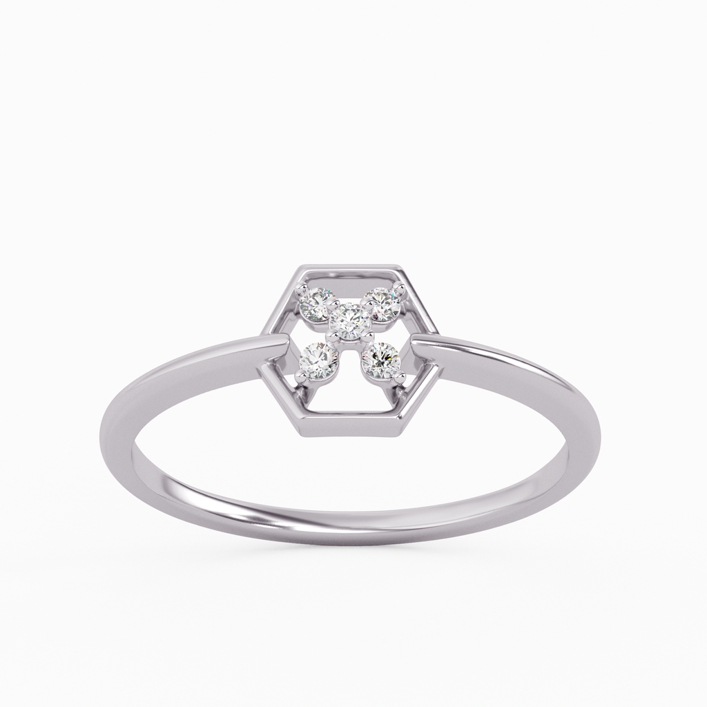 Lavish Lavender Gold and Diamond Ring