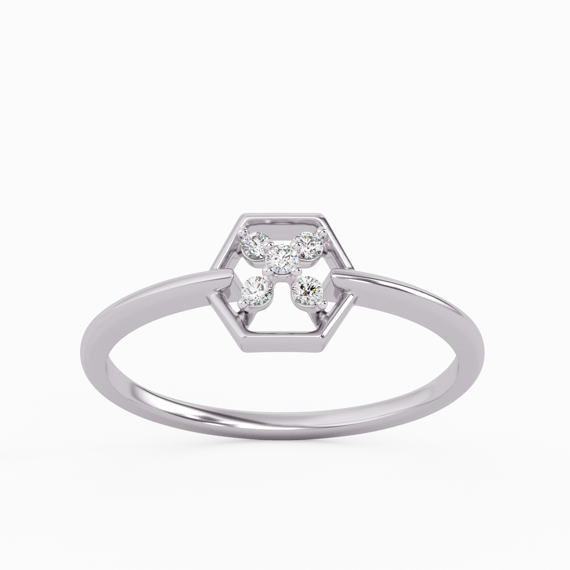 Lavish Lavender Gold and Diamond Ring