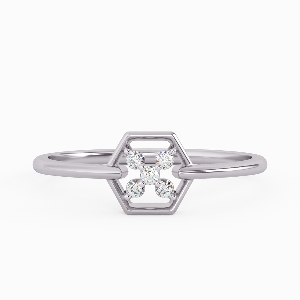 Lavish Lavender Gold and Diamond Ring