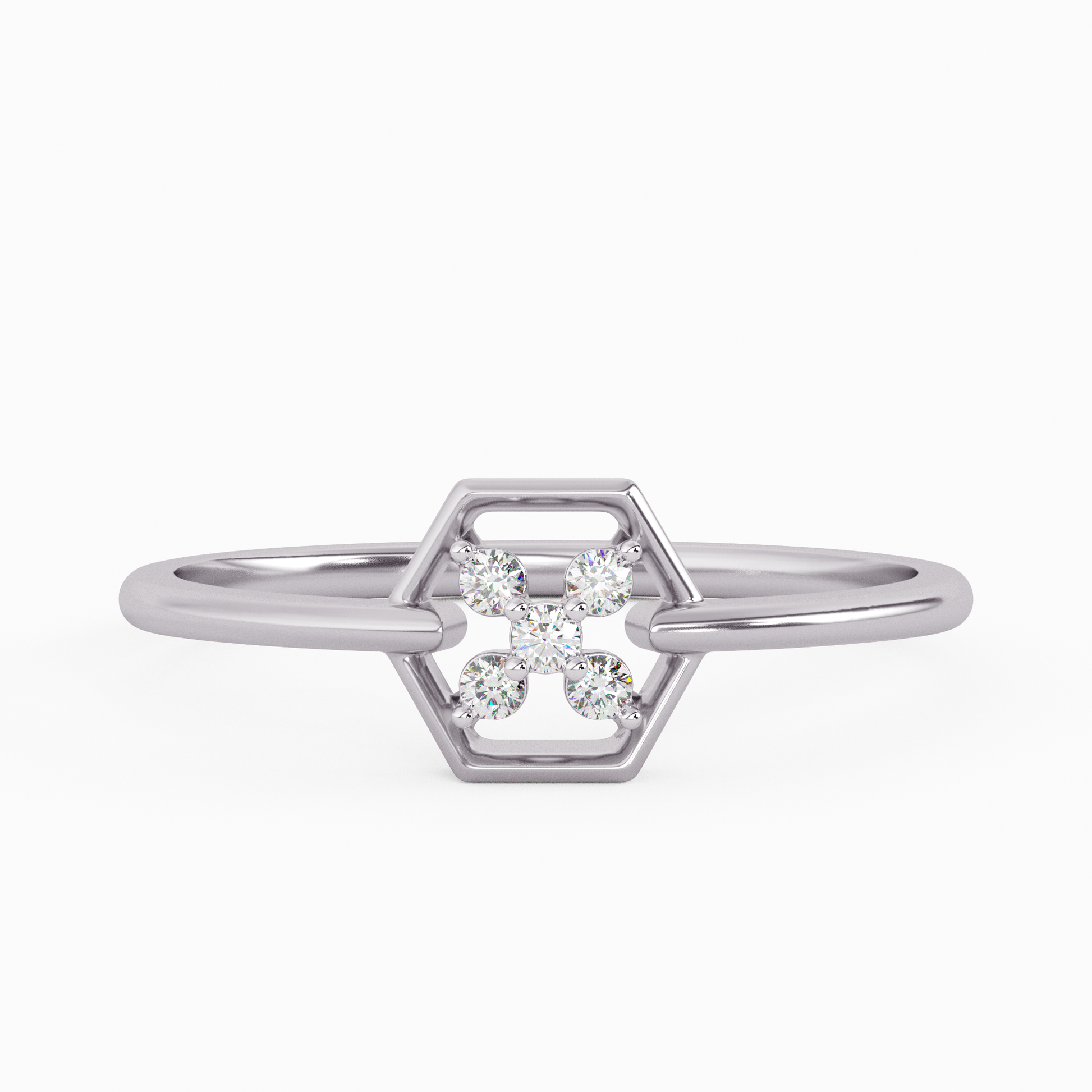 Lavish Lavender Gold and Diamond Ring