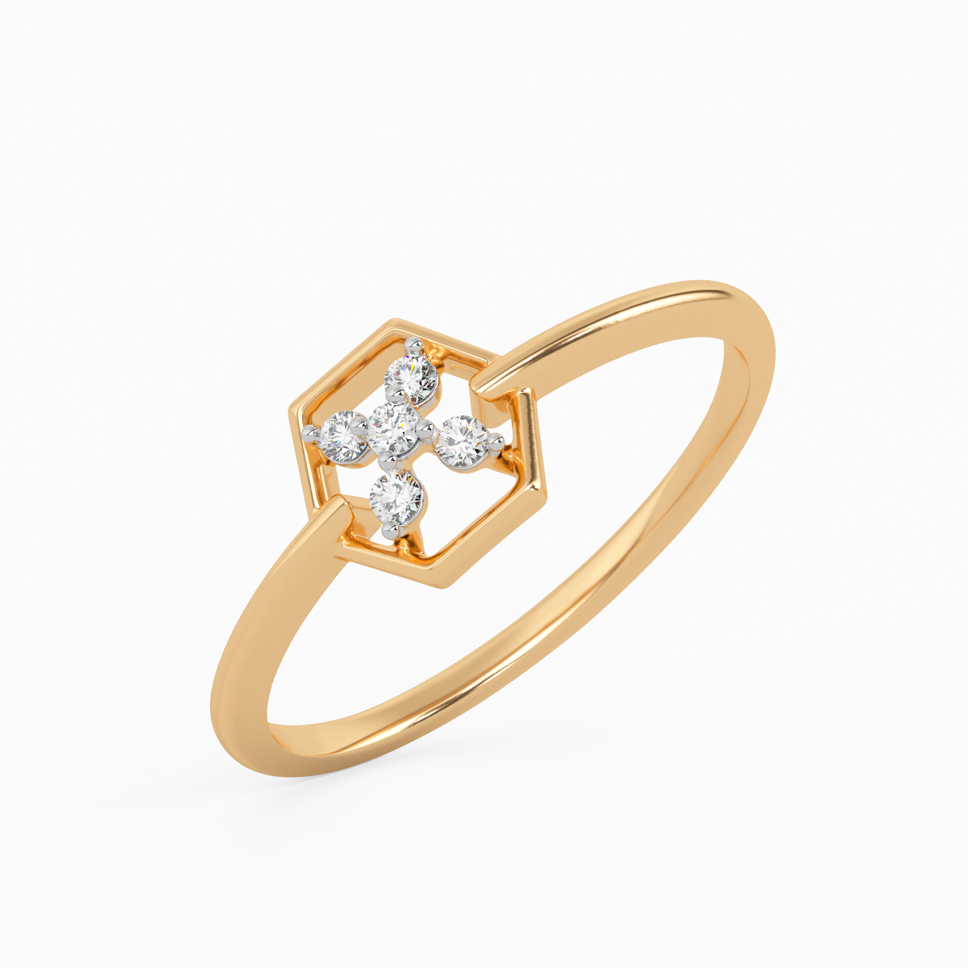 Lavish Lavender Gold and Diamond Ring