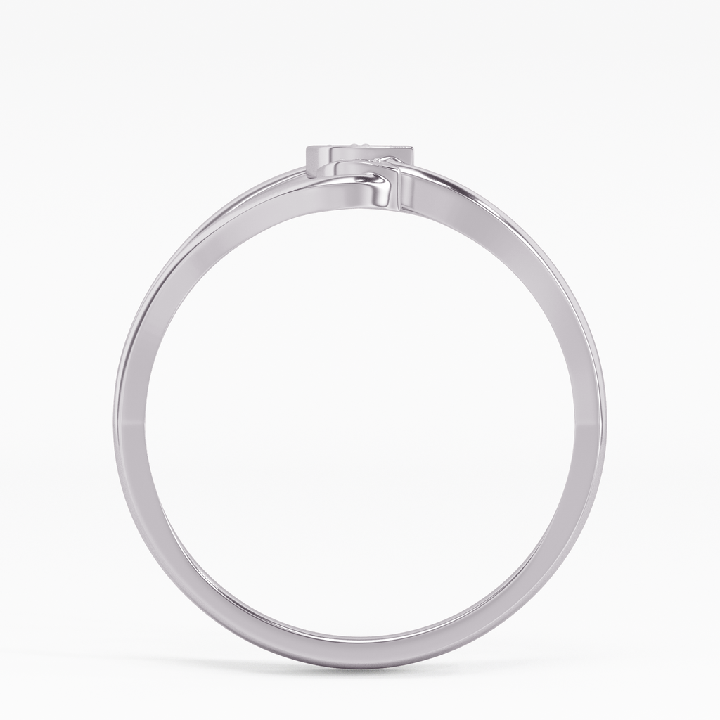 Shimmering Begonia Gold and Diamond Ring