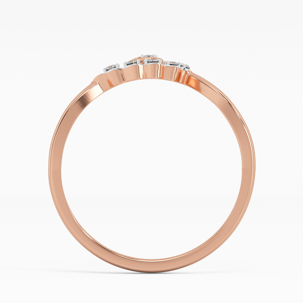 Stunning Gardenia Gold and Diamond Ring