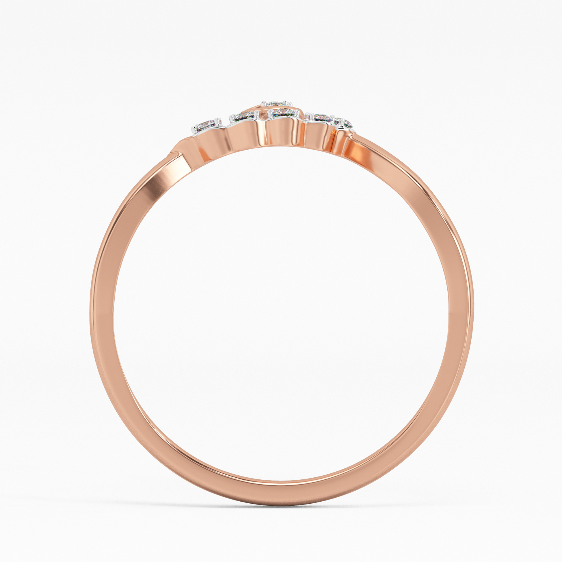 Stunning Gardenia Gold and Diamond Ring