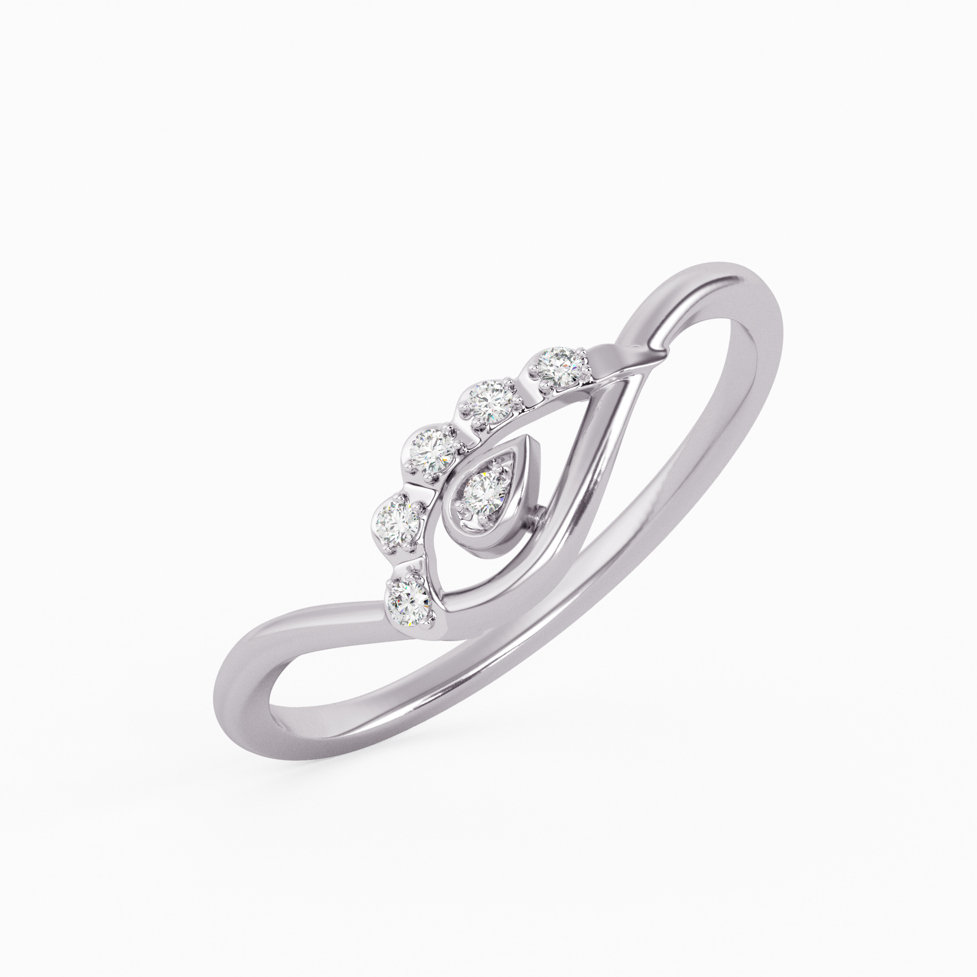 Stunning Gardenia Gold and Diamond Ring