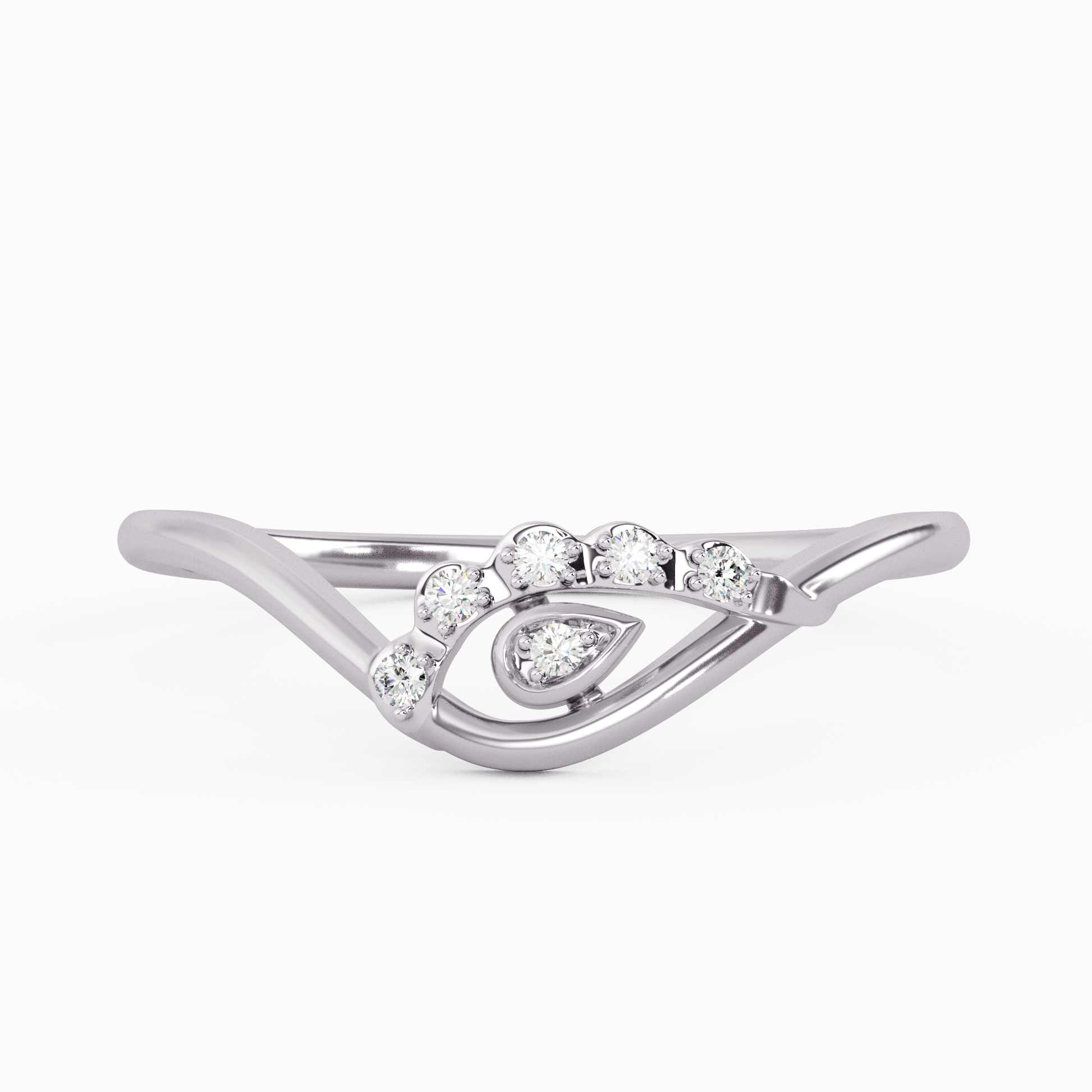 Stunning Gardenia Gold and Diamond Ring