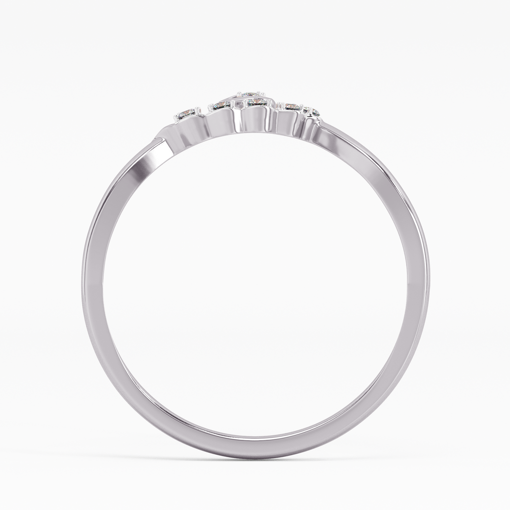 Stunning Gardenia Gold and Diamond Ring