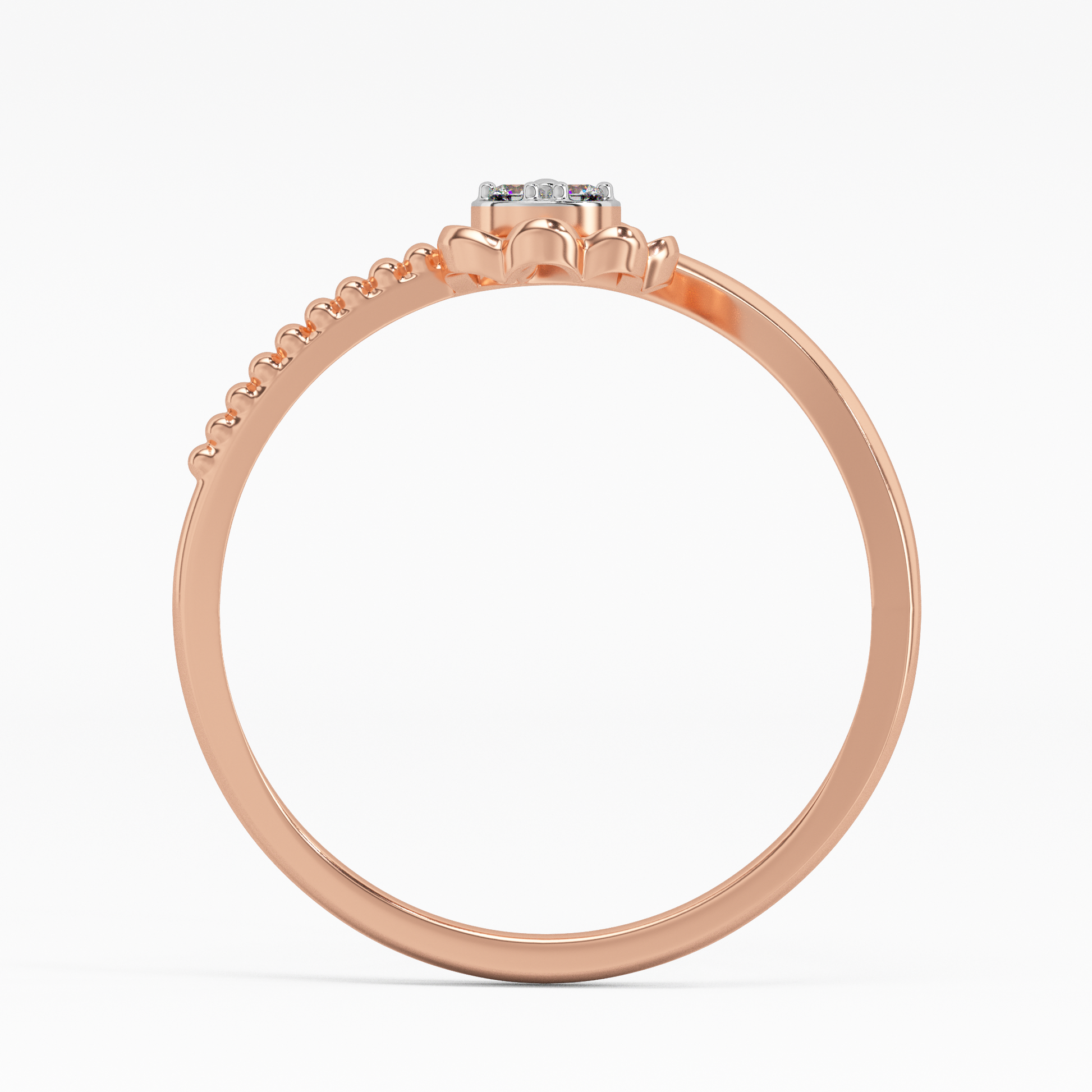 Sumptuous Narcissus Gold and Diamond Ring