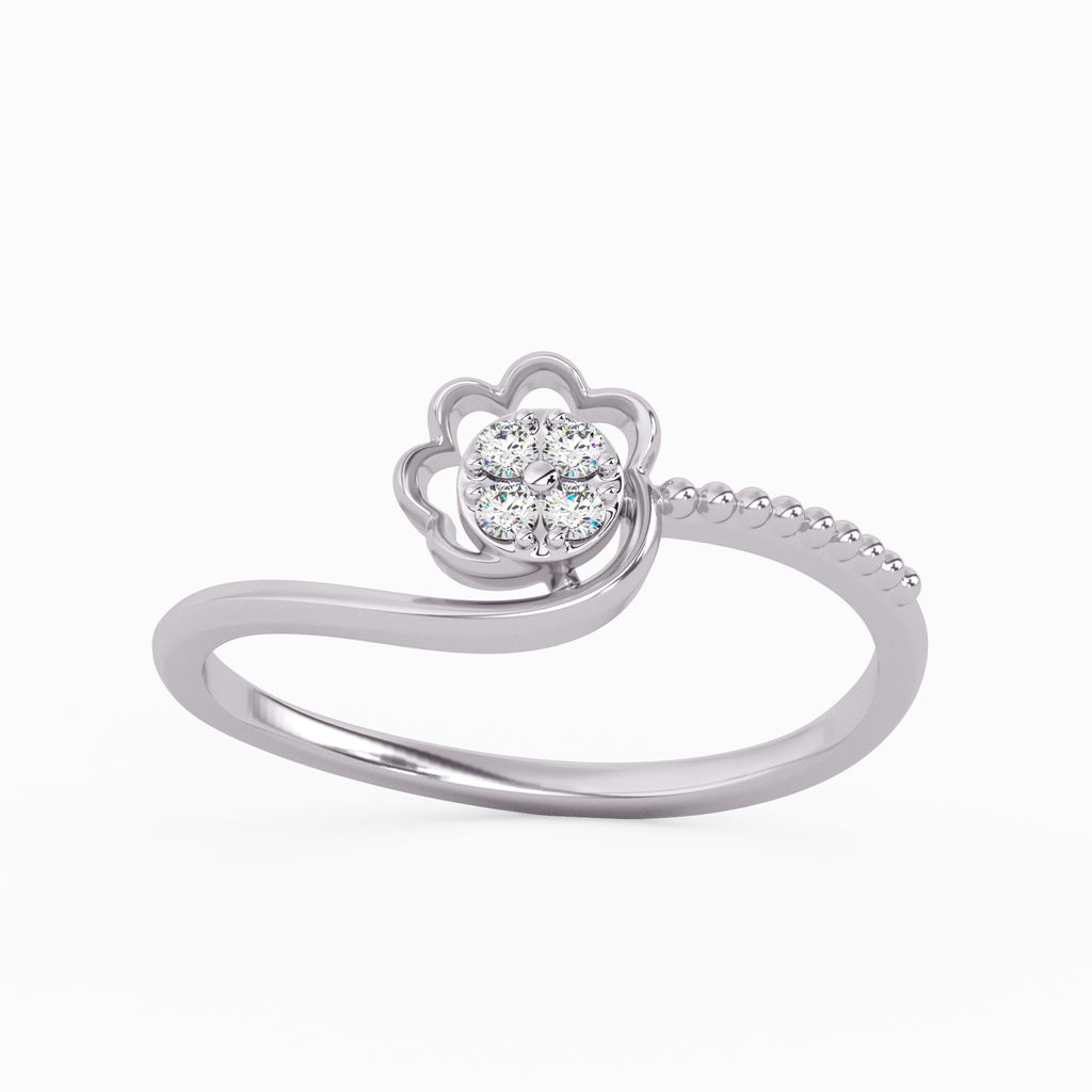 Sumptuous Narcissus Gold and Diamond Ring