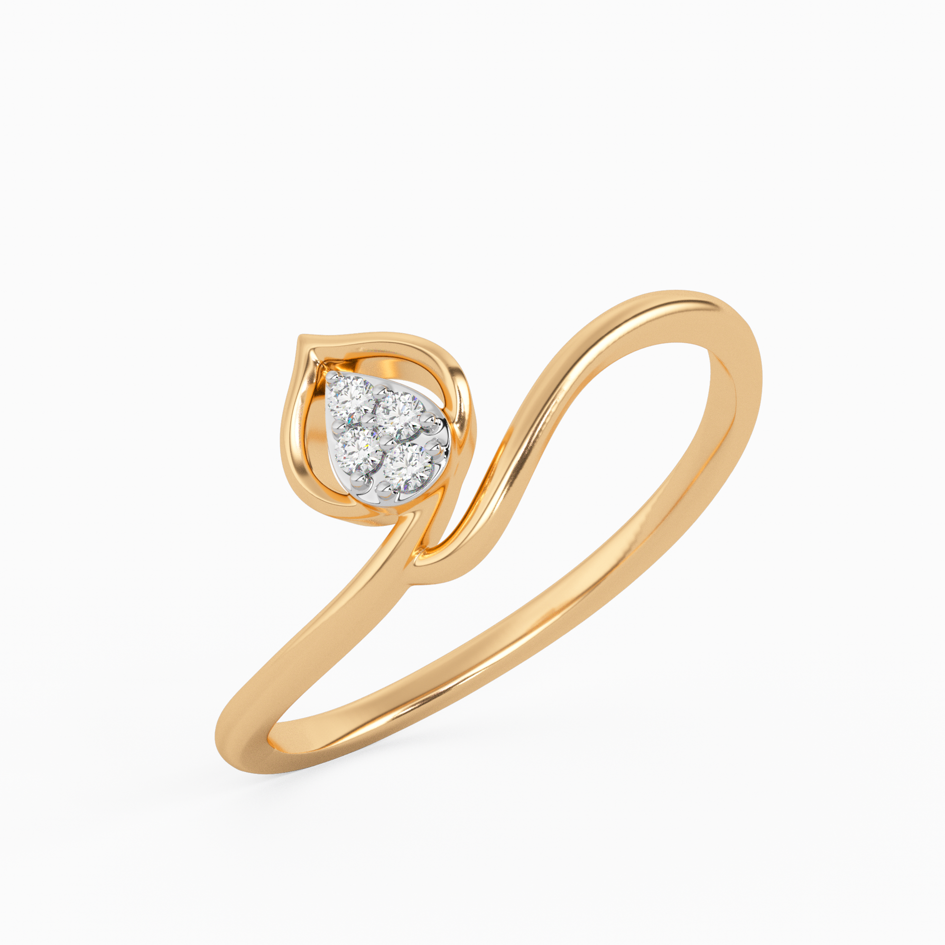 Timeless Primrose Gold and Diamond Ring