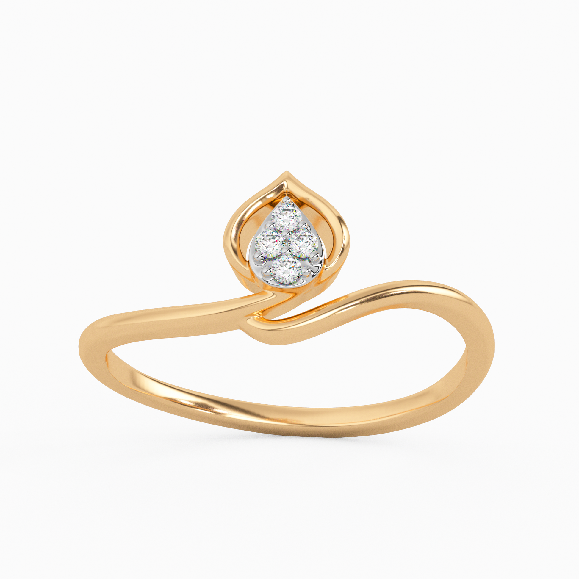 Timeless Primrose Gold and Diamond Ring
