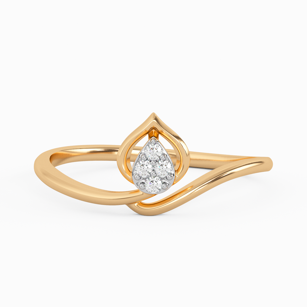 Timeless Primrose Gold and Diamond Ring