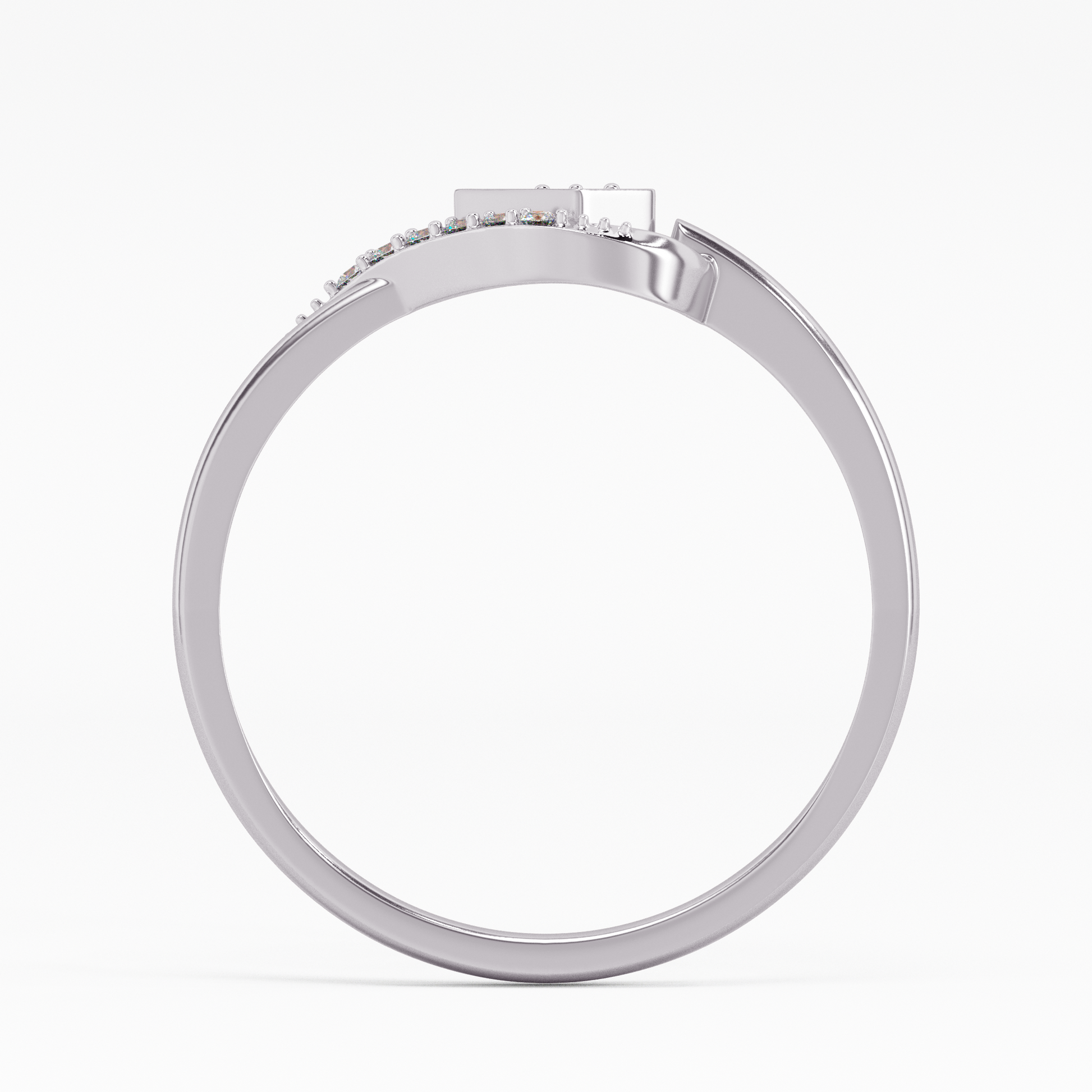 Rosy Revolution Gold and Diamond Earrings