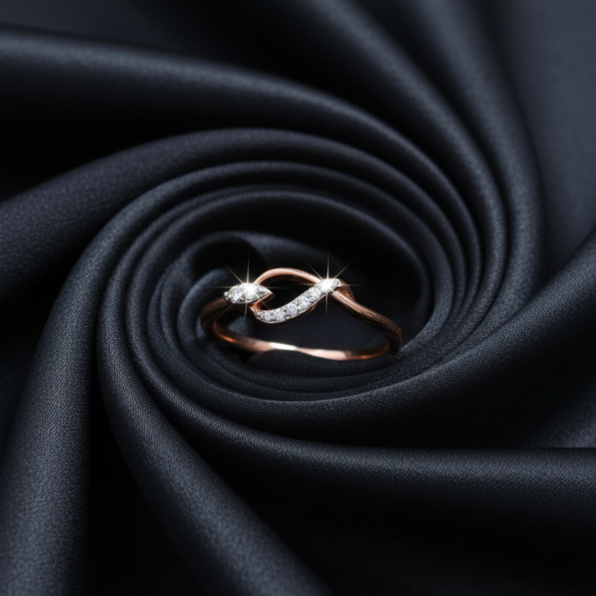 Sensational Wisteria Gold and Diamond Ring