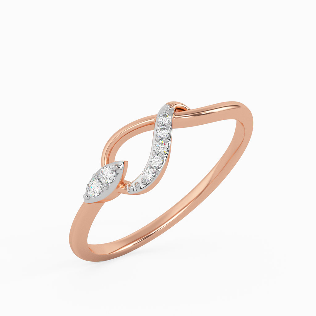 Sensational Wisteria Gold and Diamond Ring