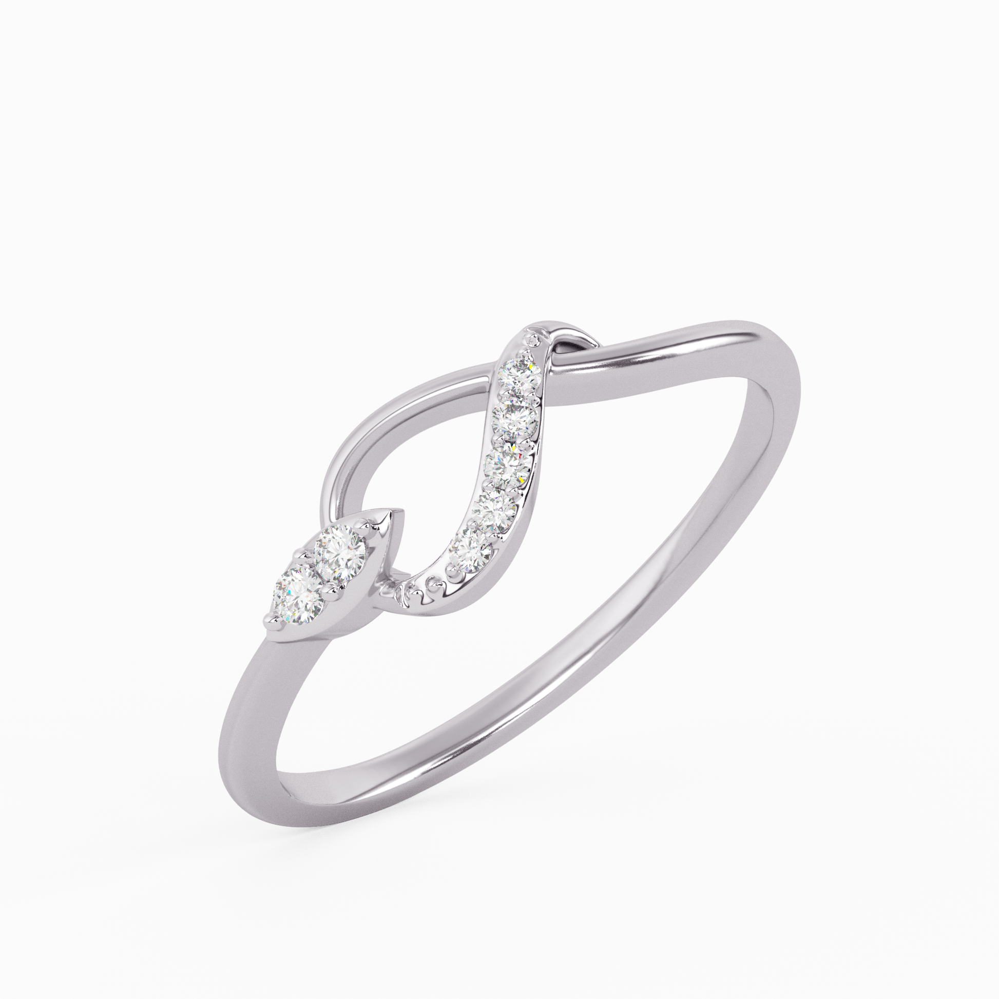 Sensational Wisteria Gold and Diamond Ring