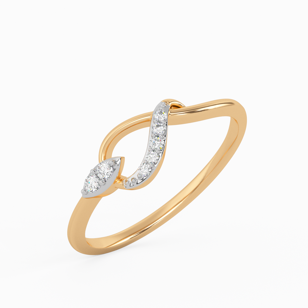 Sensational Wisteria Gold and Diamond Ring