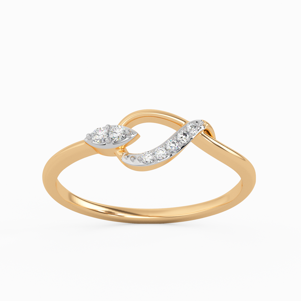 Sensational Wisteria Gold and Diamond Ring