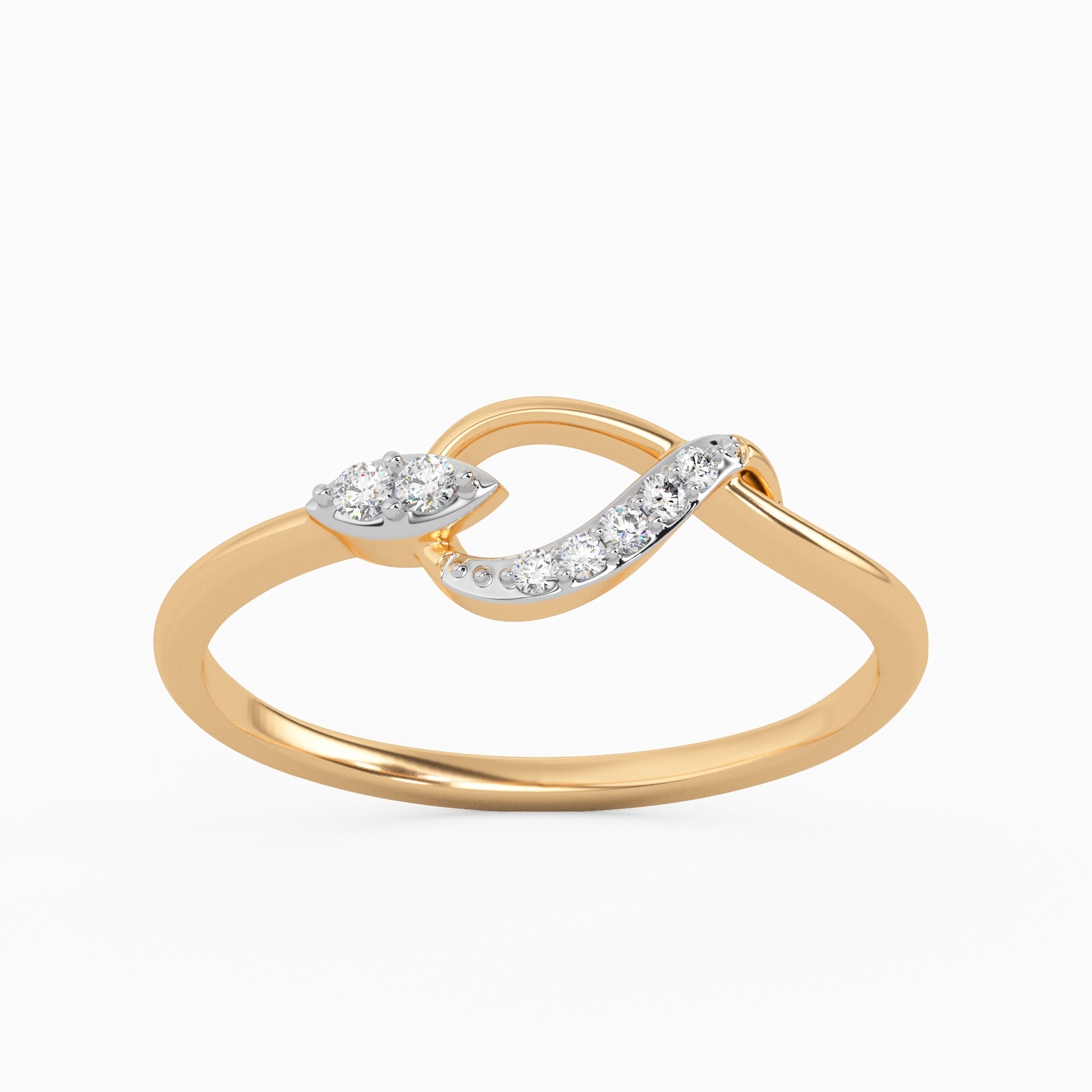 Sensational Wisteria Gold and Diamond Ring