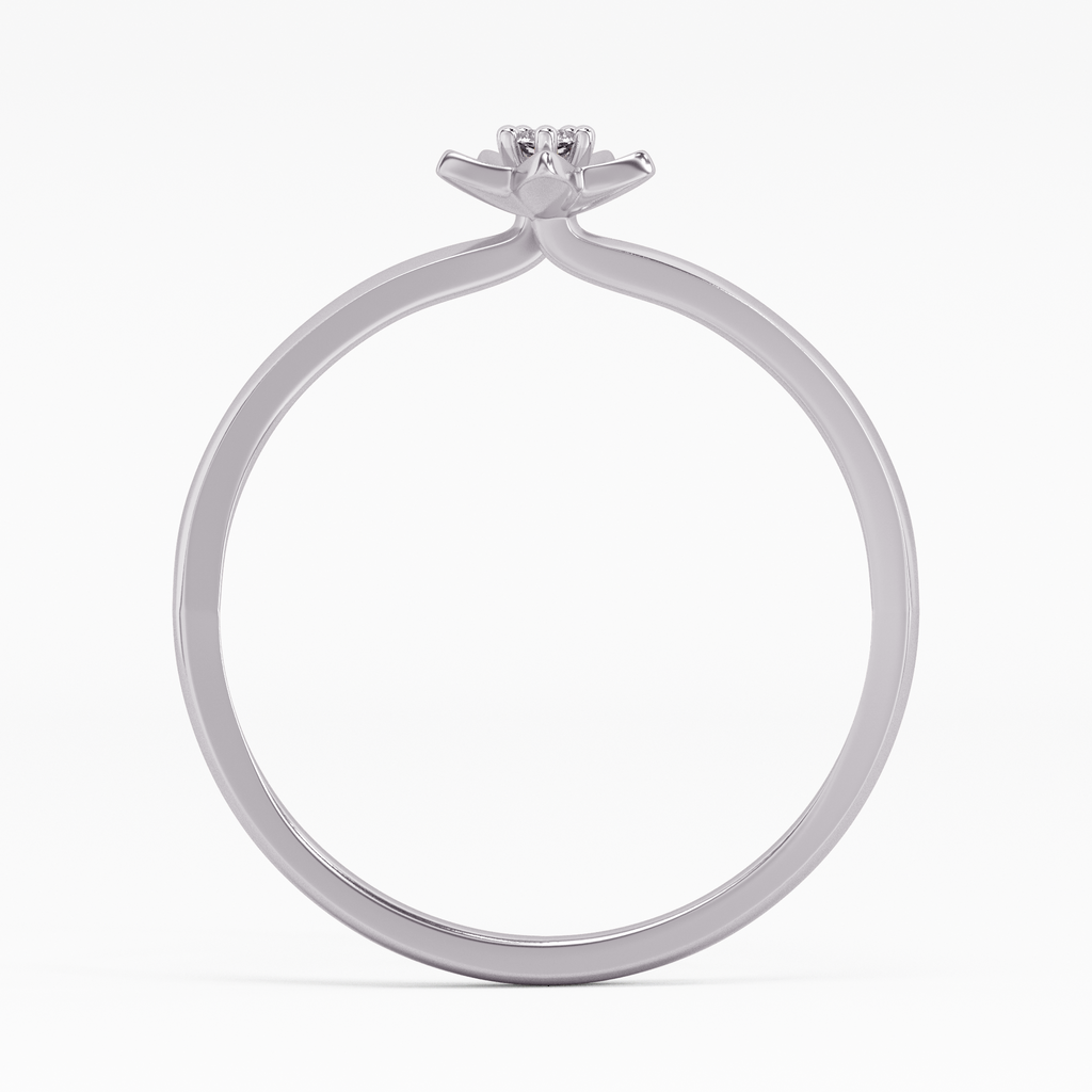 Tulip Tassel Gold and Diamond Ring