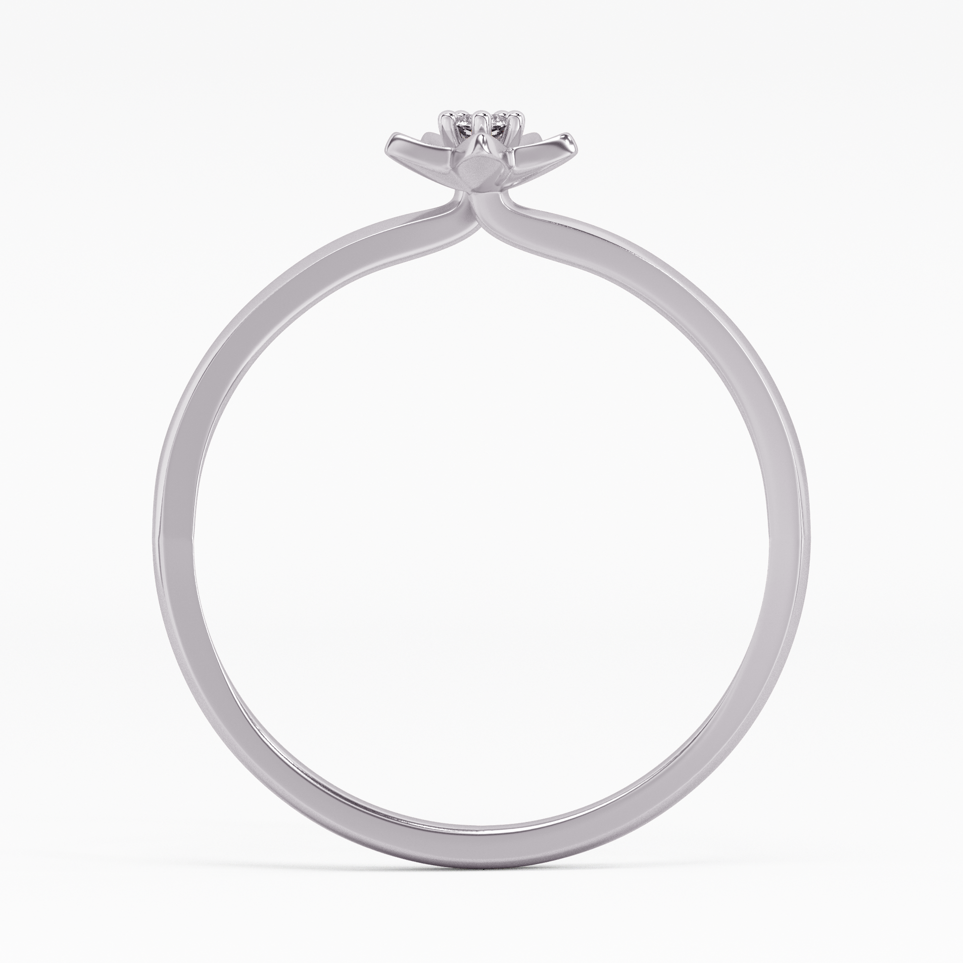 Tulip Tassel Gold and Diamond Ring