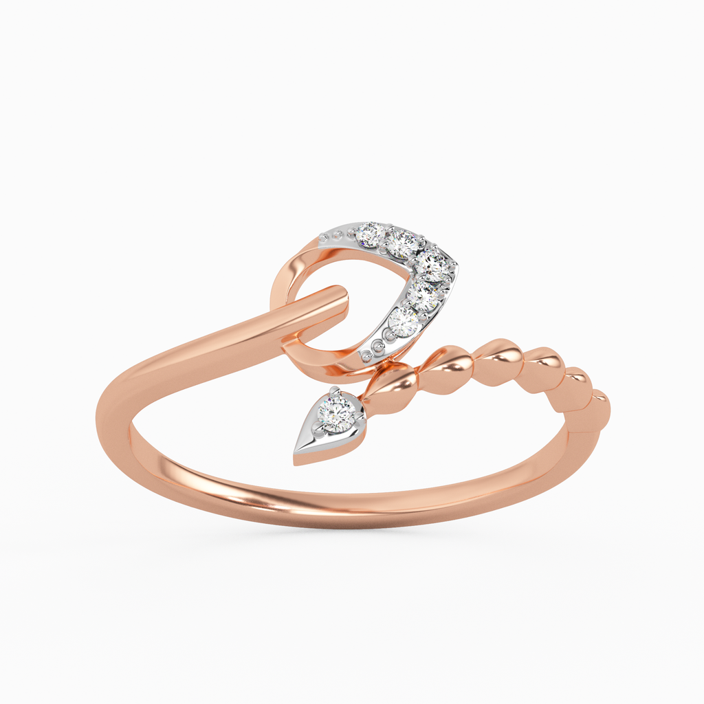 Precious Peony Gold and Diamond Ring