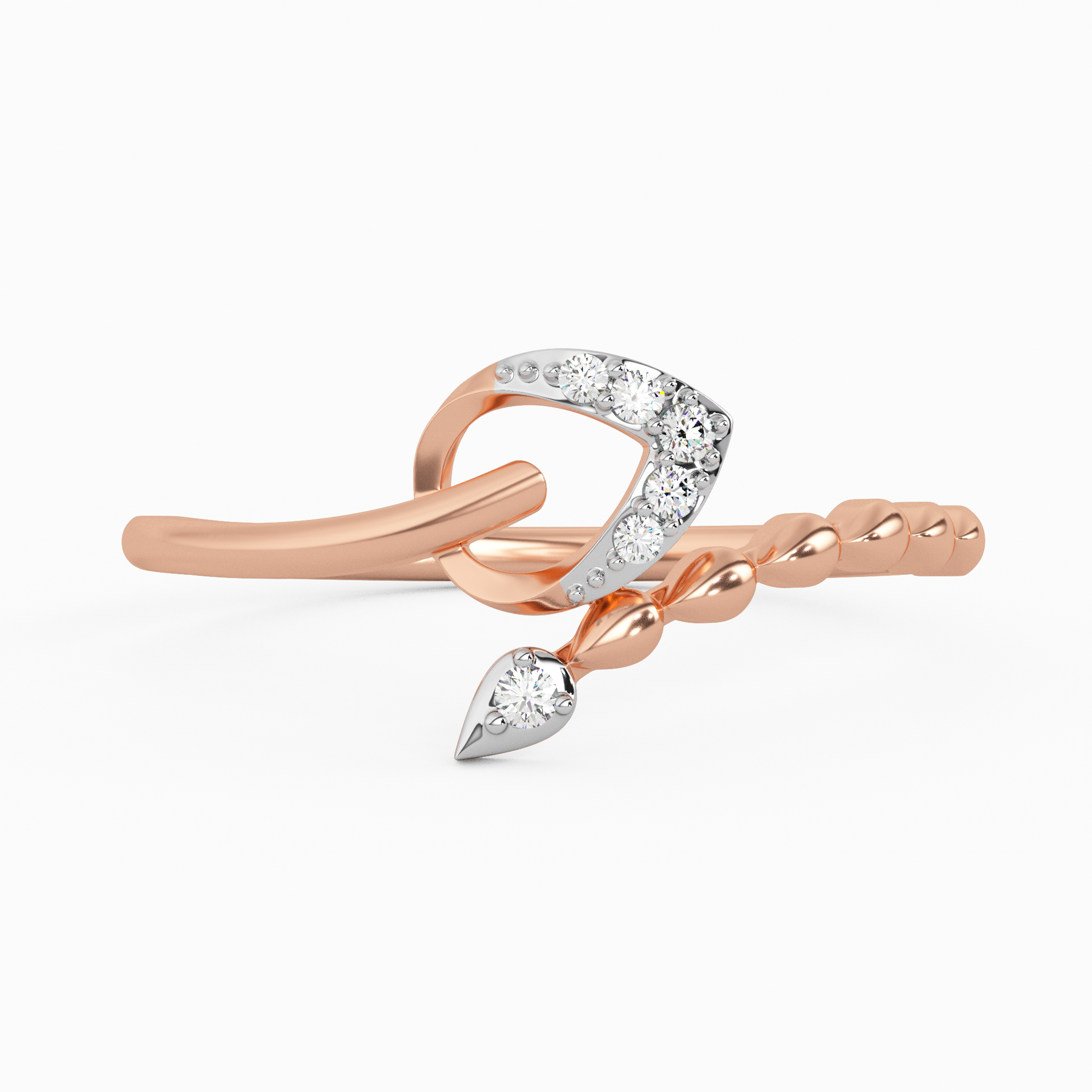 Precious Peony Gold and Diamond Ring