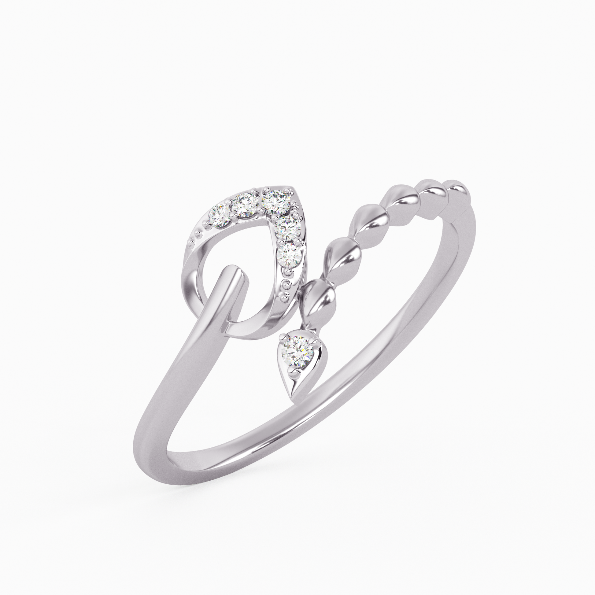 Precious Peony Gold and Diamond Ring