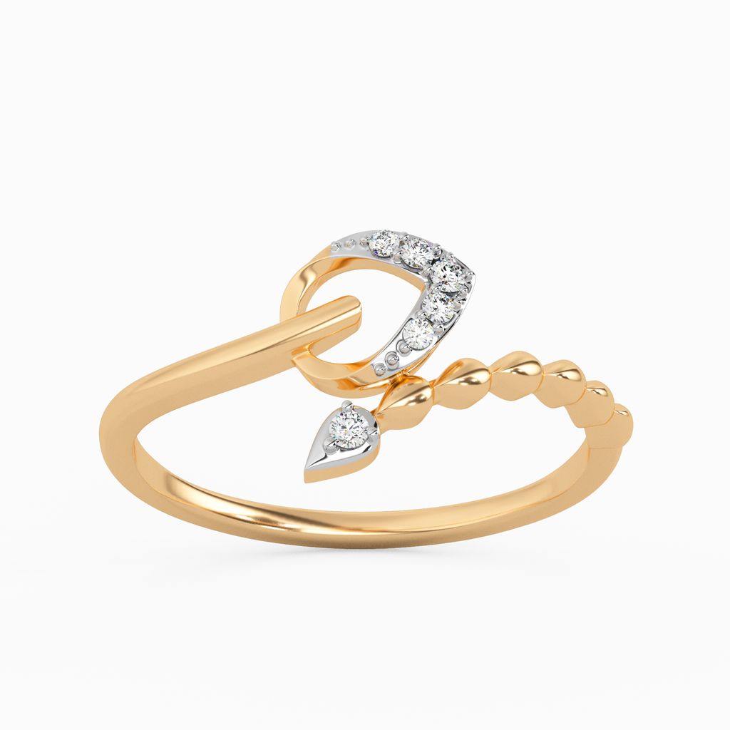 Precious Peony Gold and Diamond Ring
