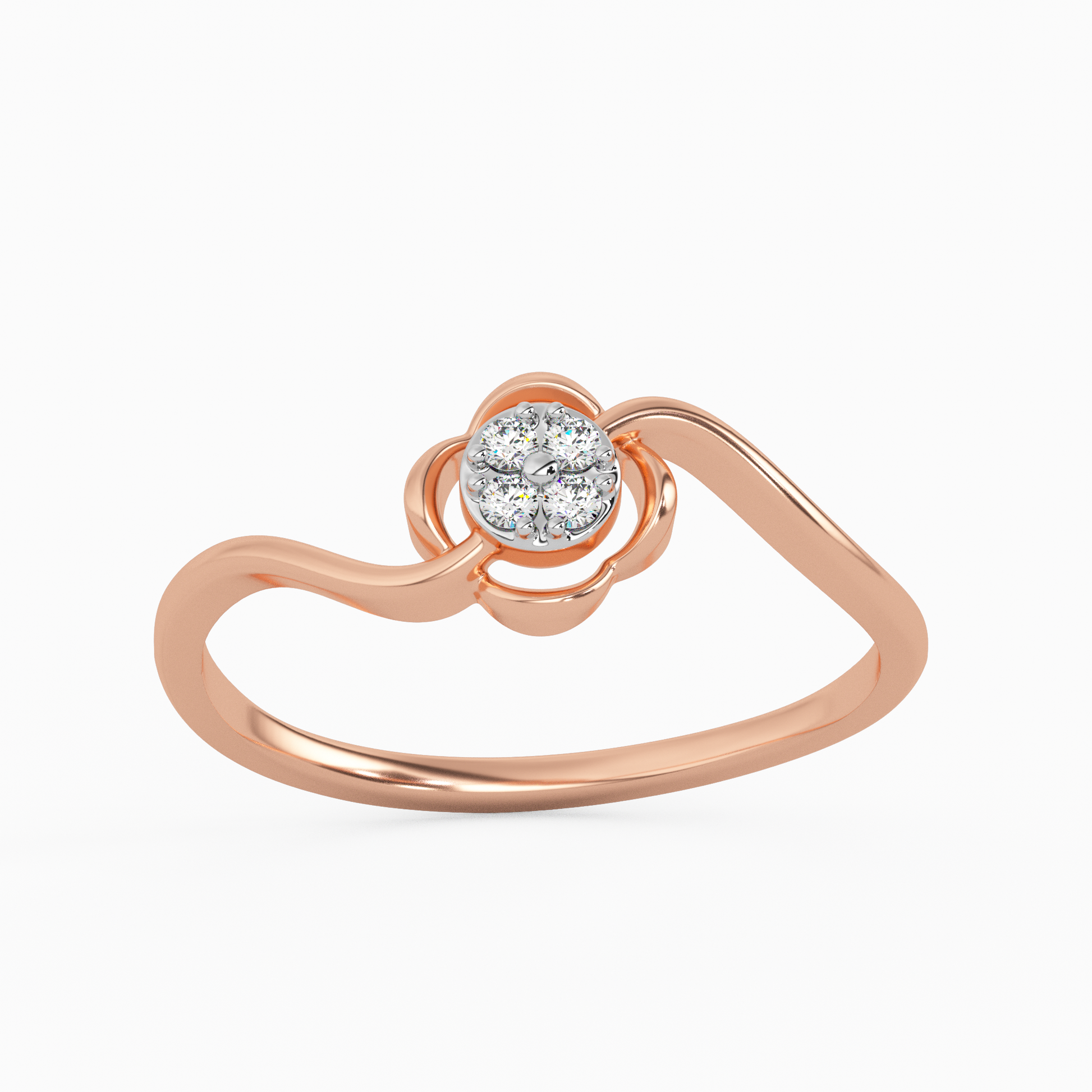 Exceptional Freesia Gold and Diamond Ring